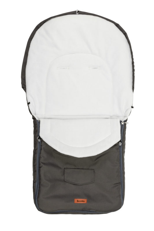 Stroller sleeping bag – graphite/polar