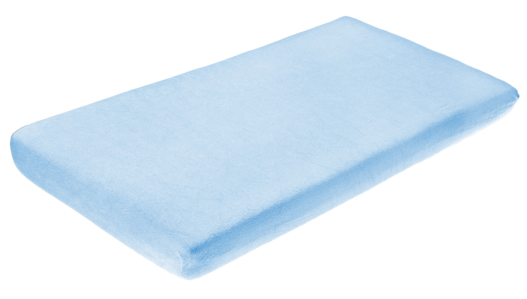 Frotte bed sheet with elastic band – blue