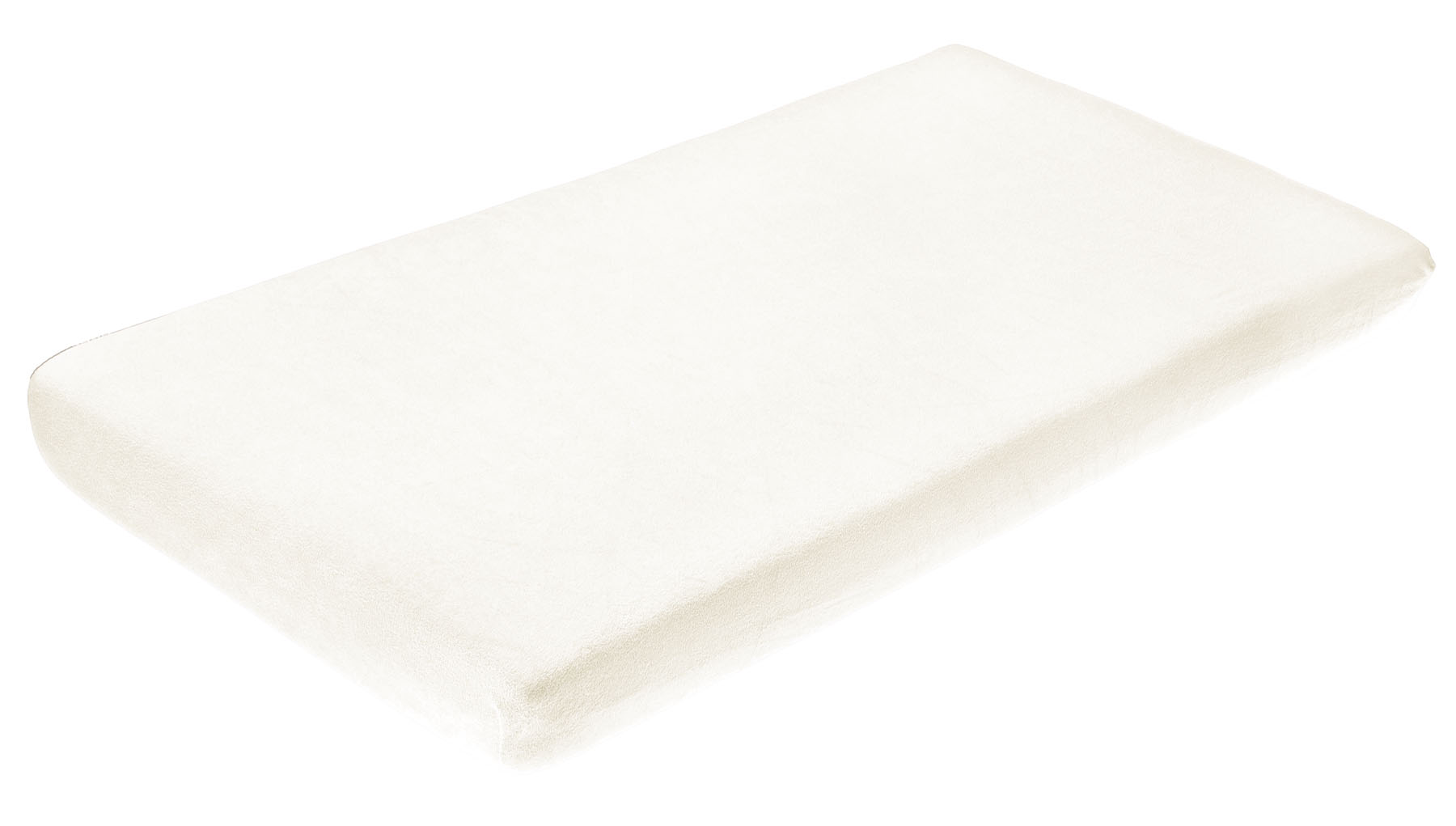 Frotte bed sheet with elastic band – cream