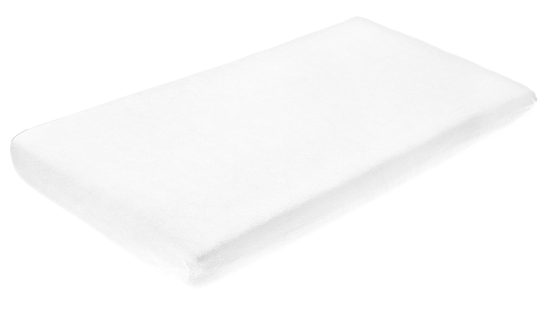 Frotte bed sheet with elastic band – white
