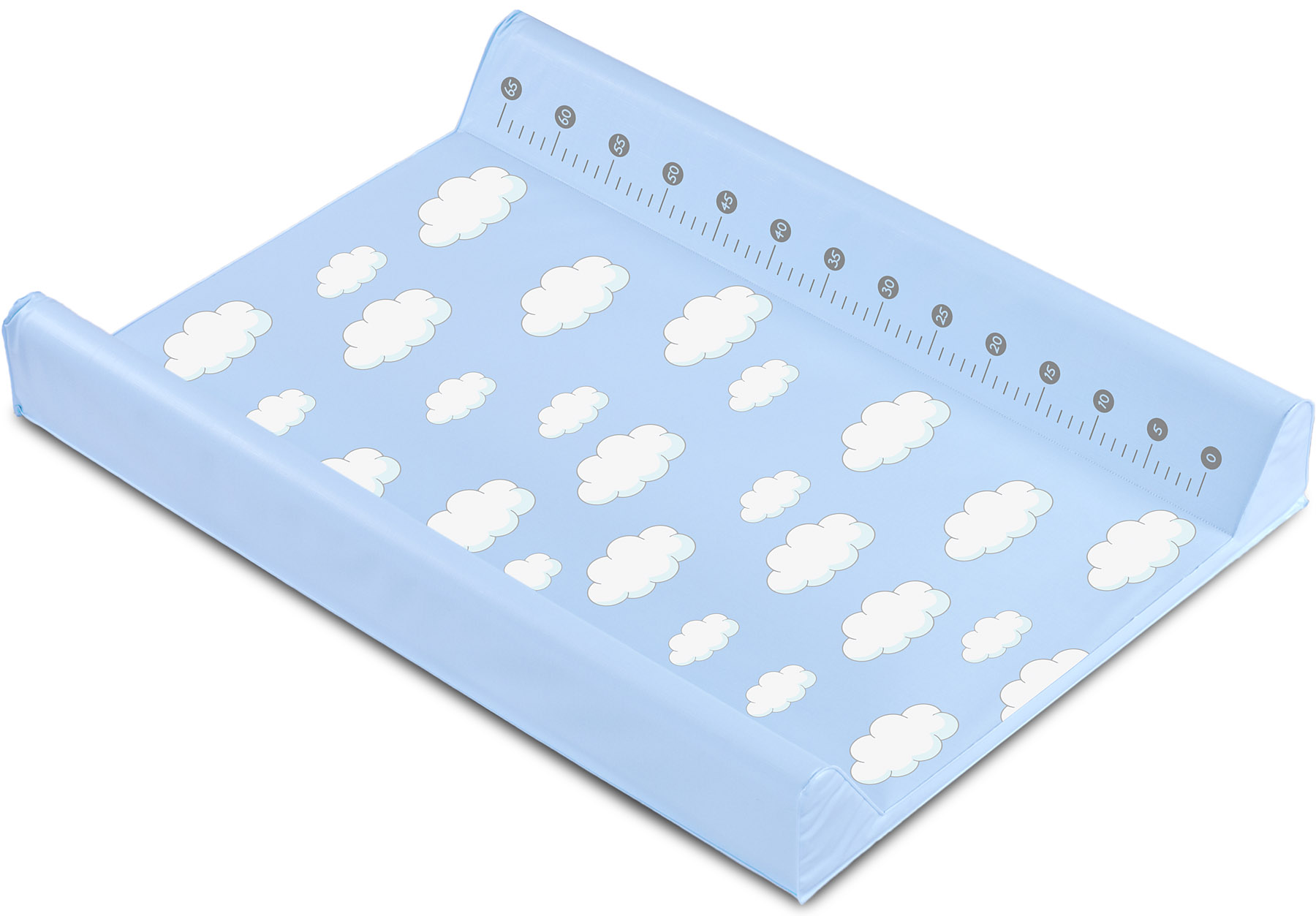 Clouds Changing Pad – blue