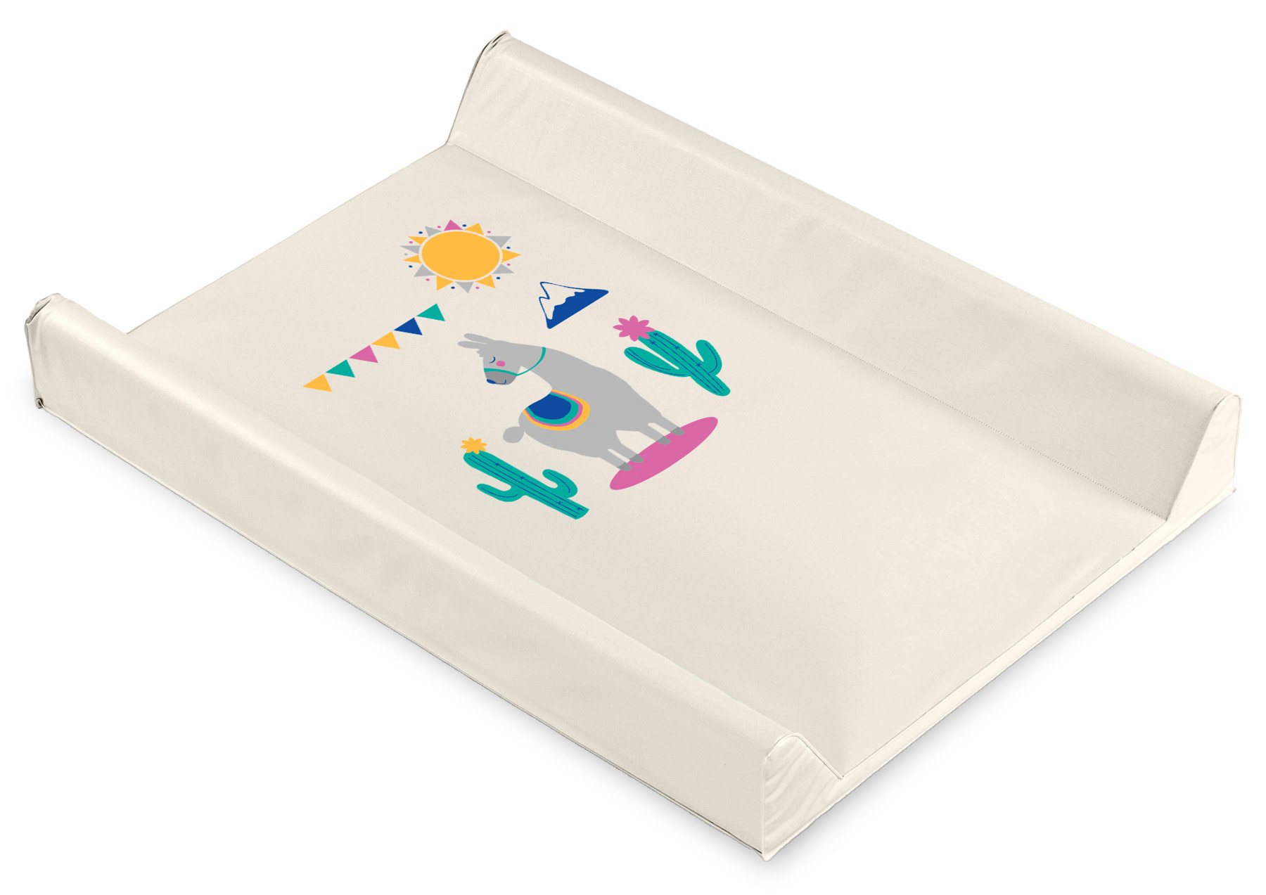 Llamas Changing Pad – beige