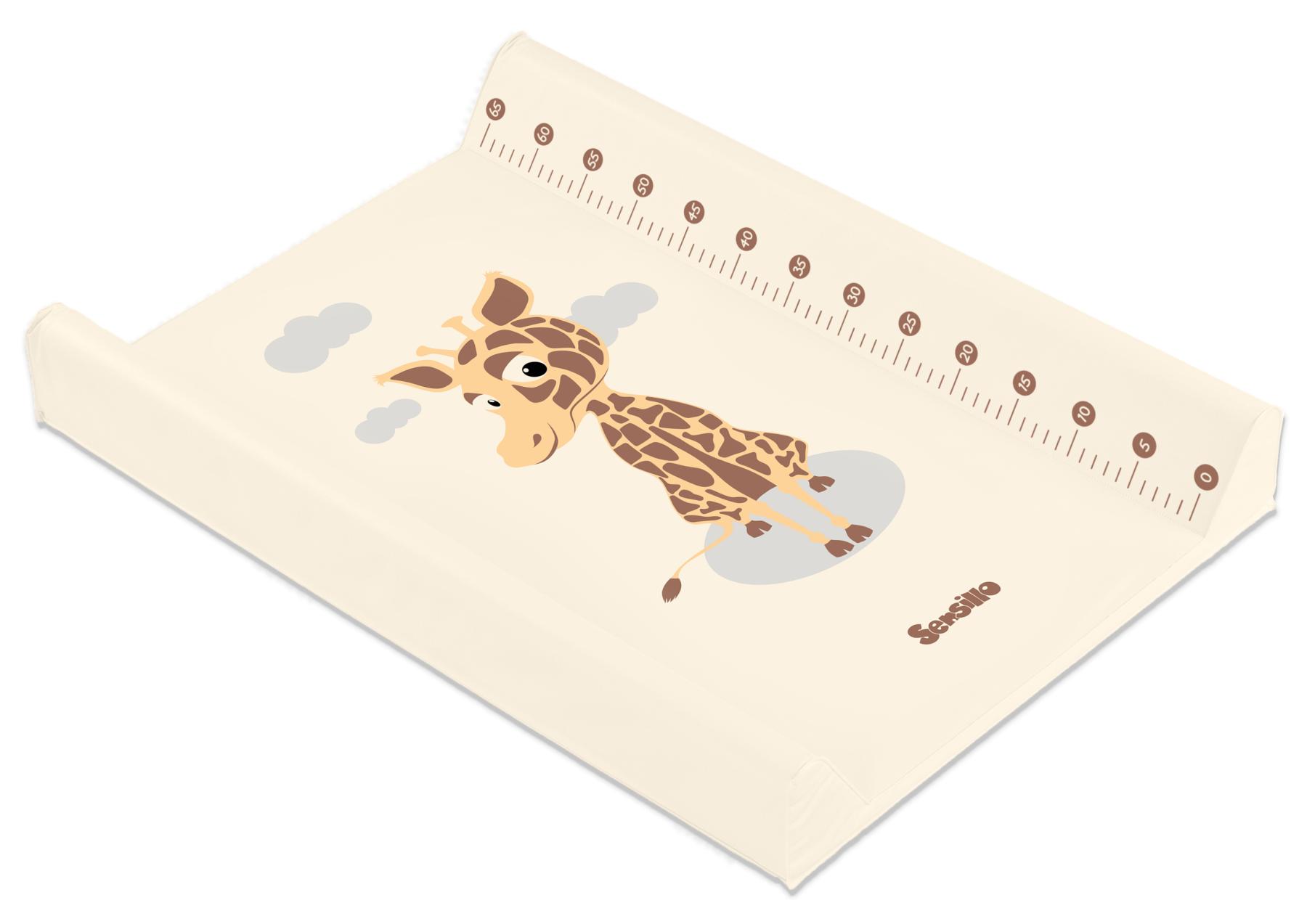 Africa Changing Pad – giraffe beige