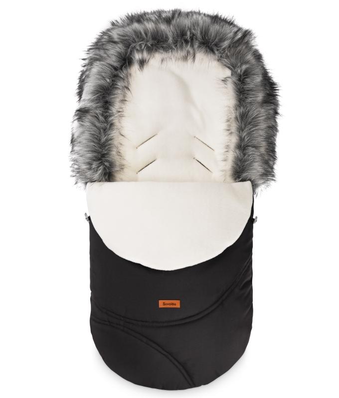 Eskimo Romper Bag – black/polar fleece