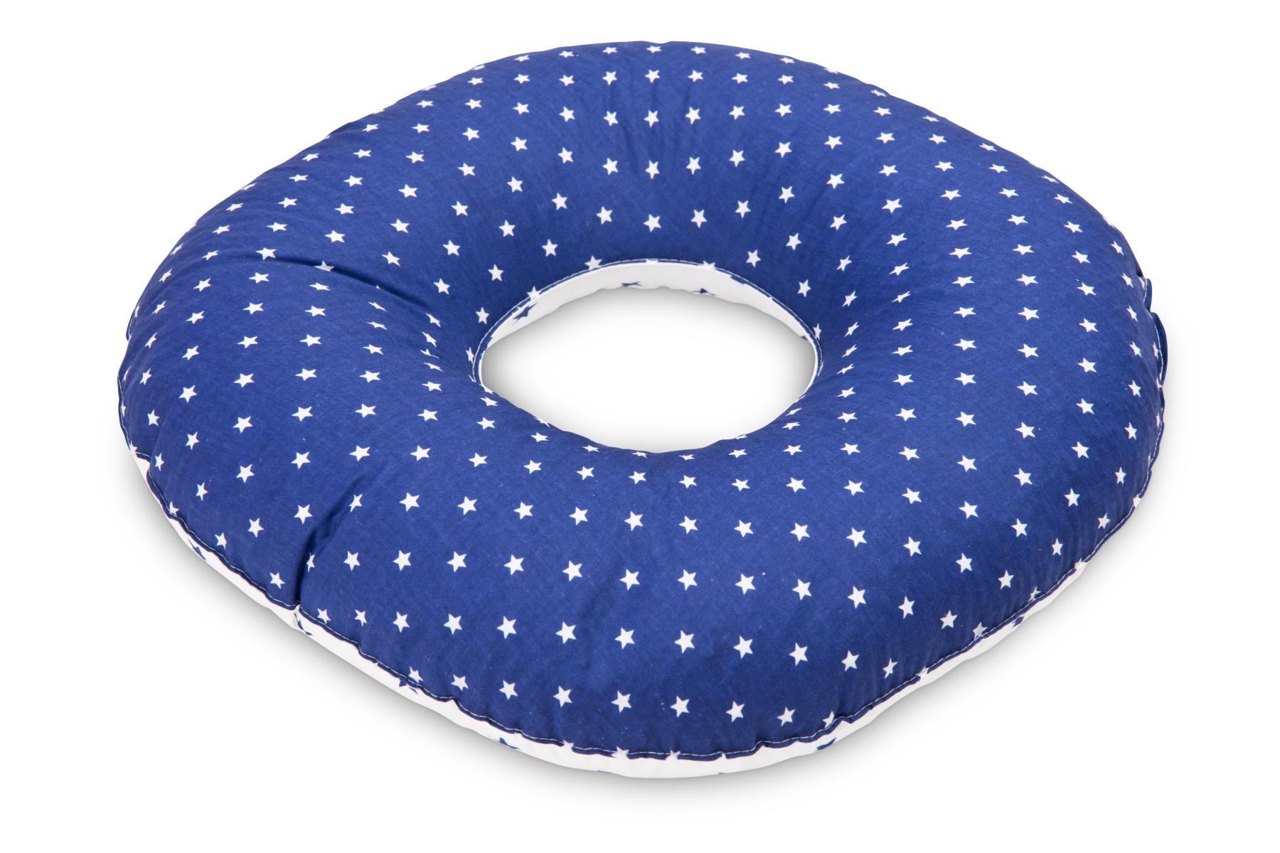 Postnatal Pillow – stars navy blue