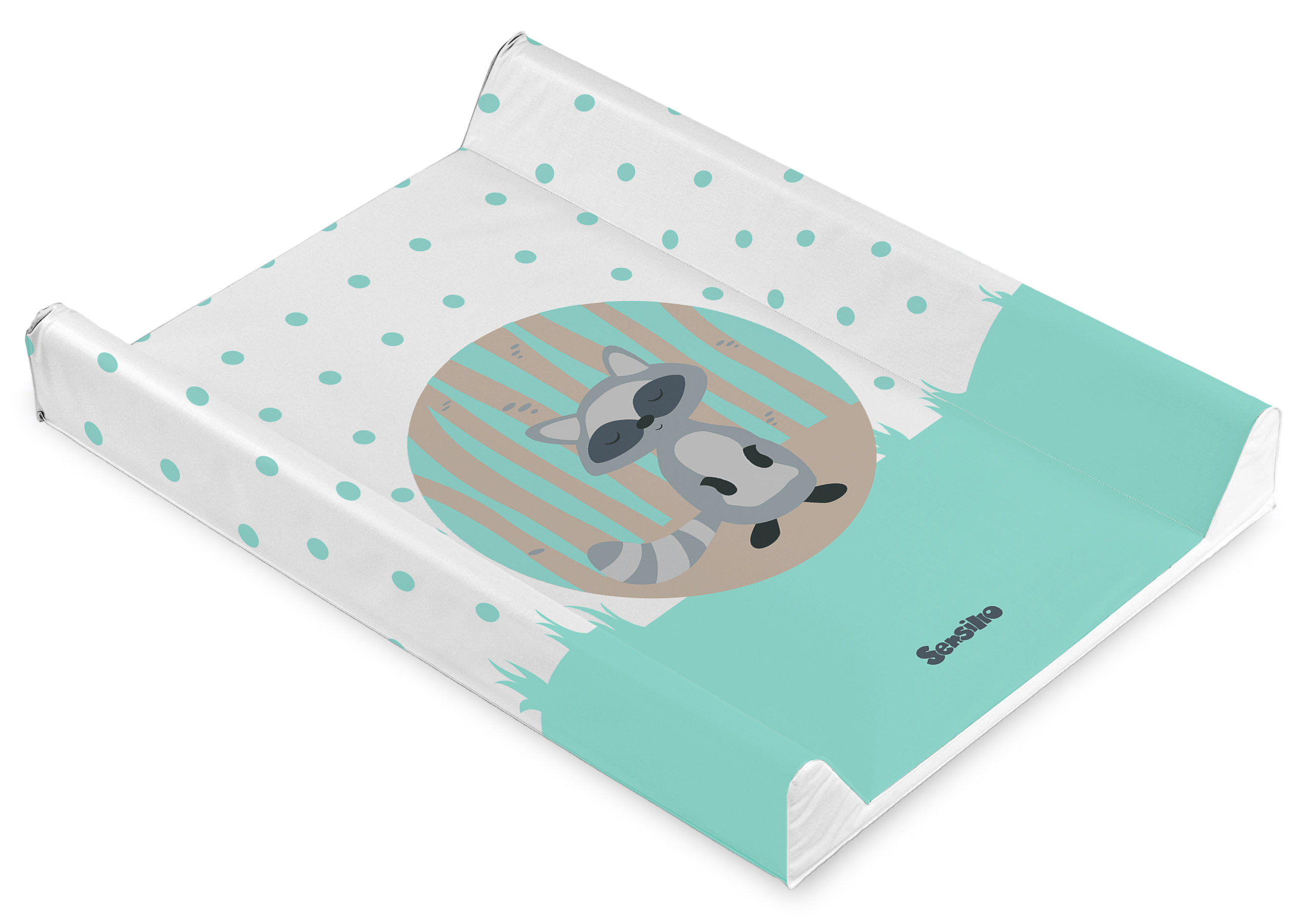 Lovely Friends Changing Pad – raccoon platinium