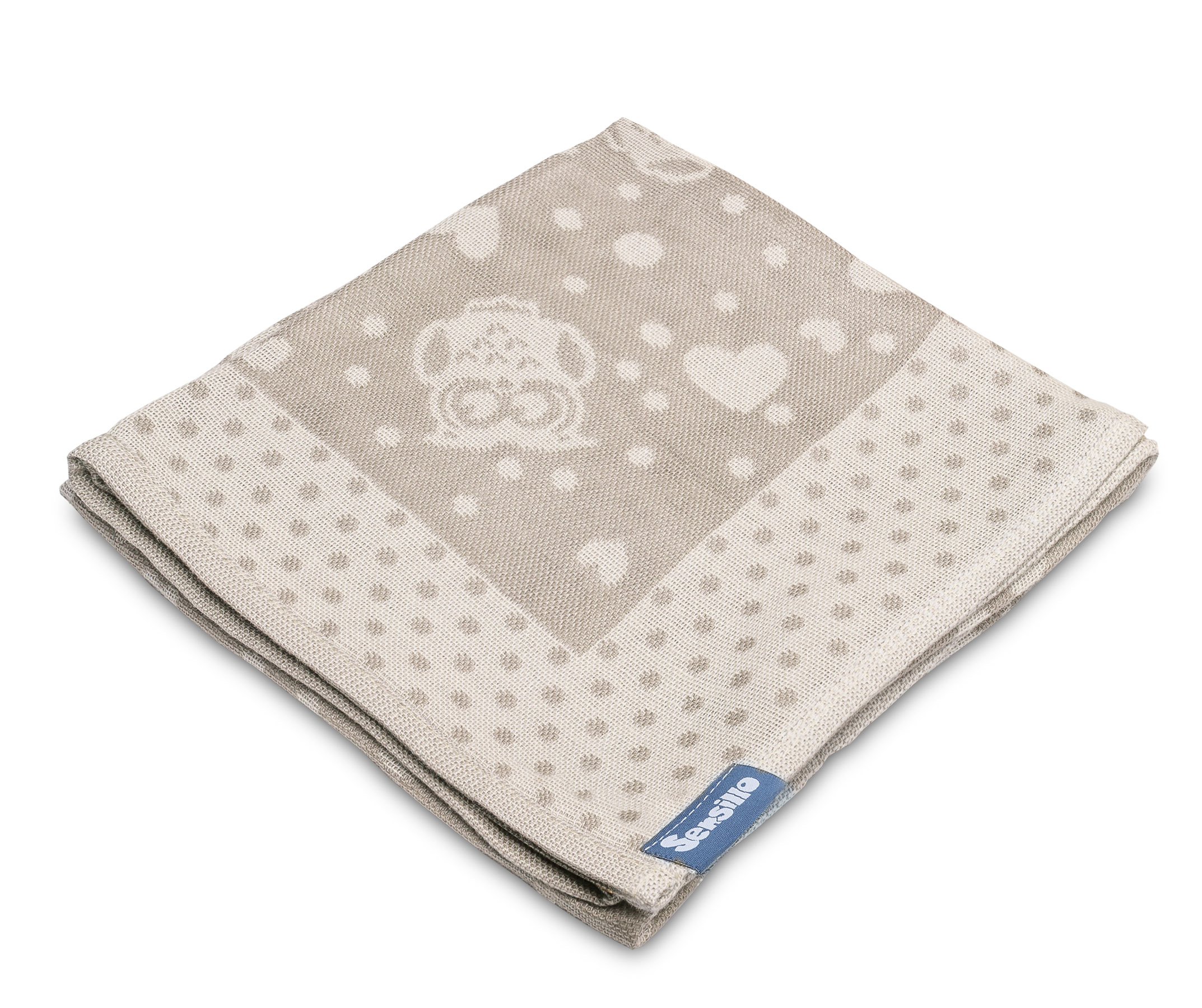 Bamboo and cotton diaper – latte owls