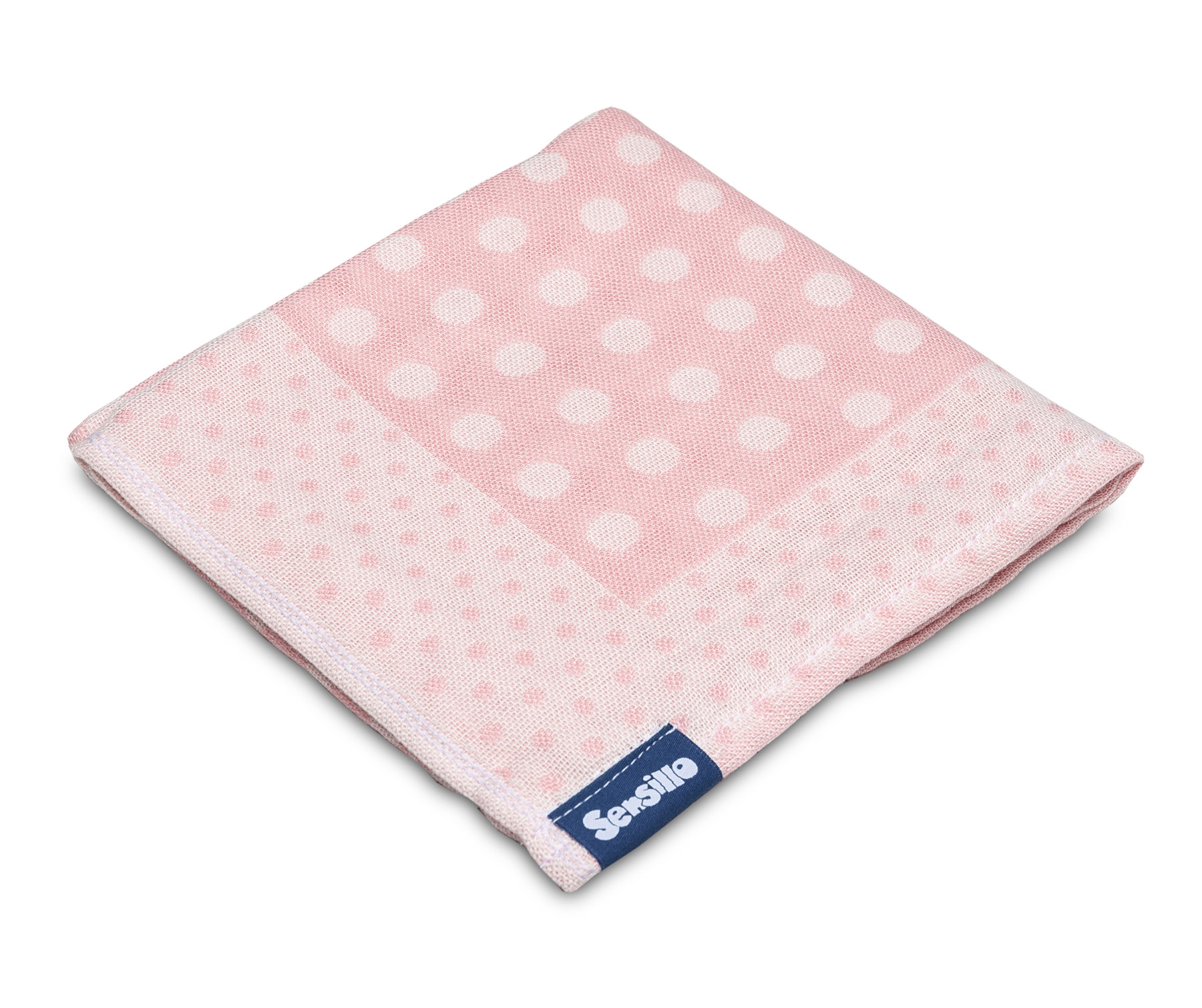 Bamboo and cotton diaper – pink dots