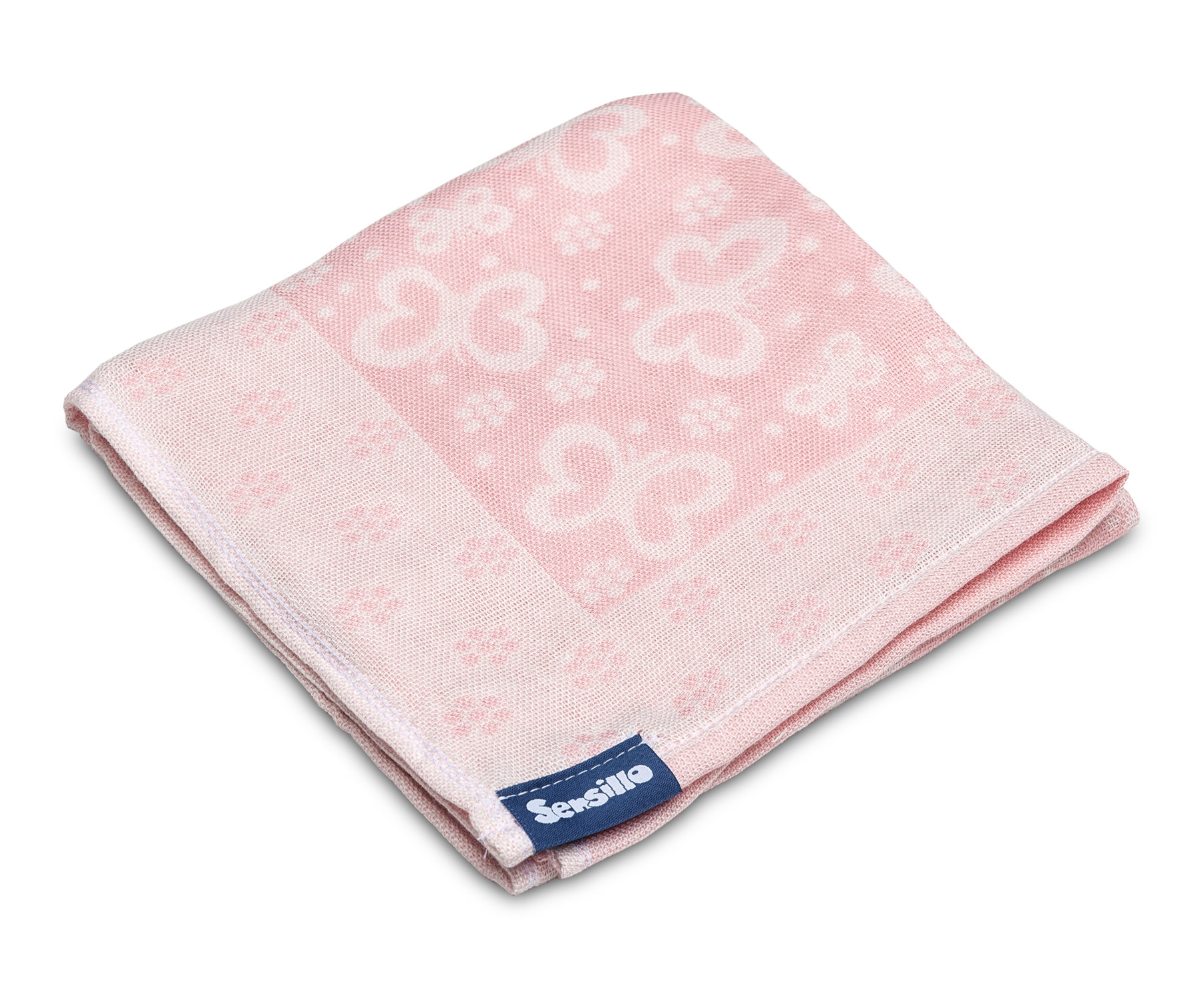 Bamboo and cotton diaper – pink butterflies