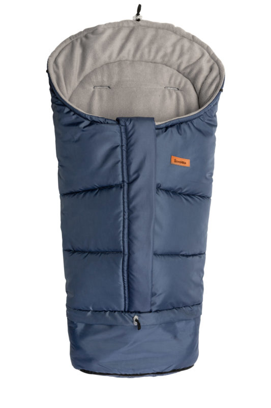 Combi  3in1 Romper Bag – navy blue/grey polar fleece