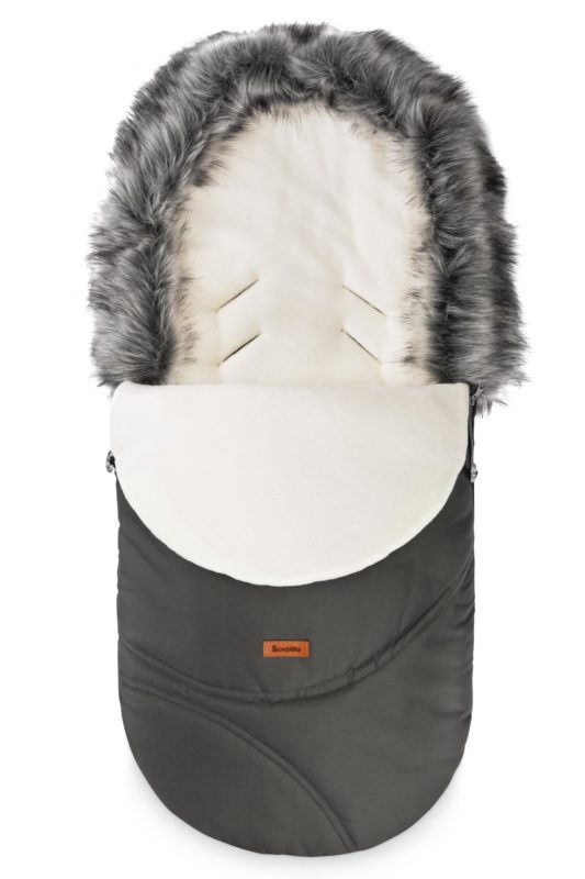 Eskimo Romper Bag – graphite/polar fleece