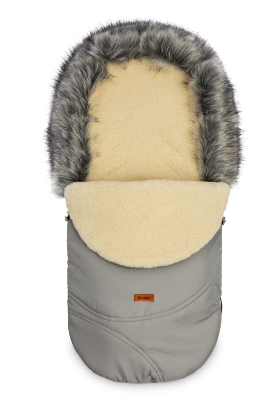 Eskimo Romper Bag – grey/wool