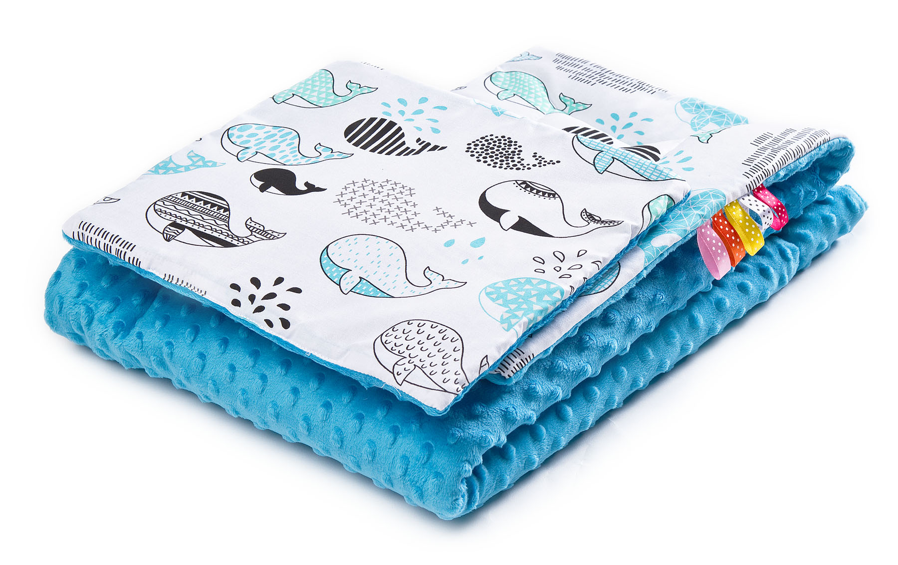 Minky Sets – whale/turquoise