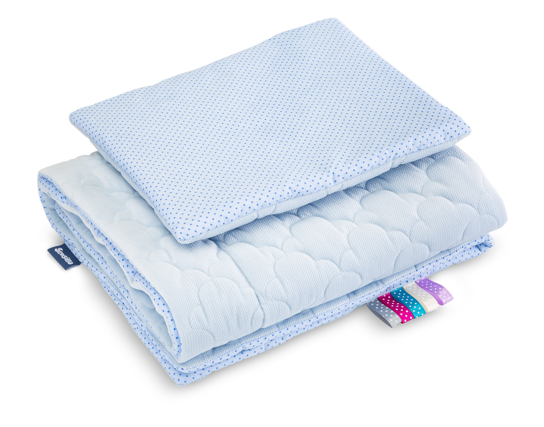 Velvet Set – dots blue