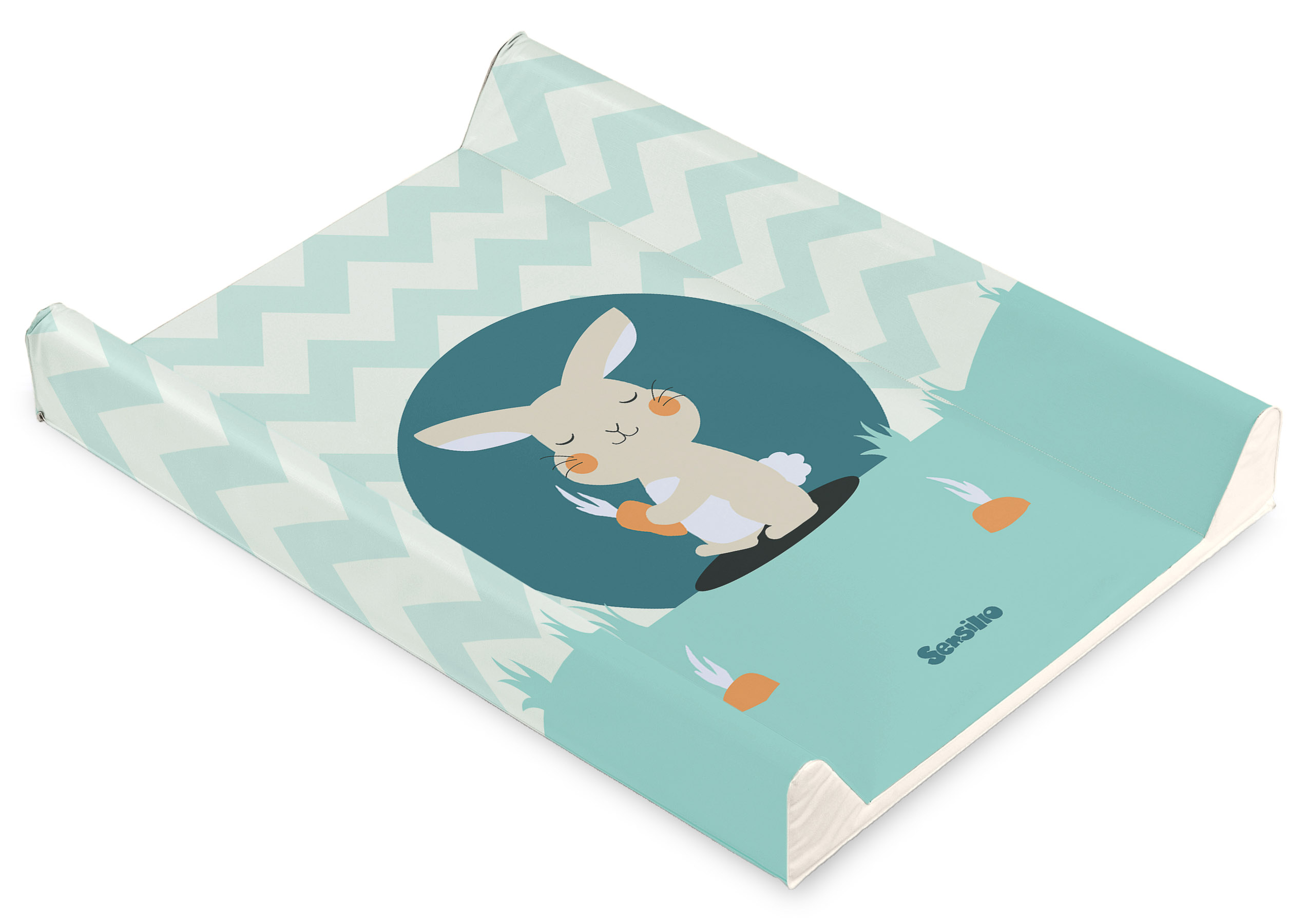 Lovely Friends Changing Pad – bunnies mint