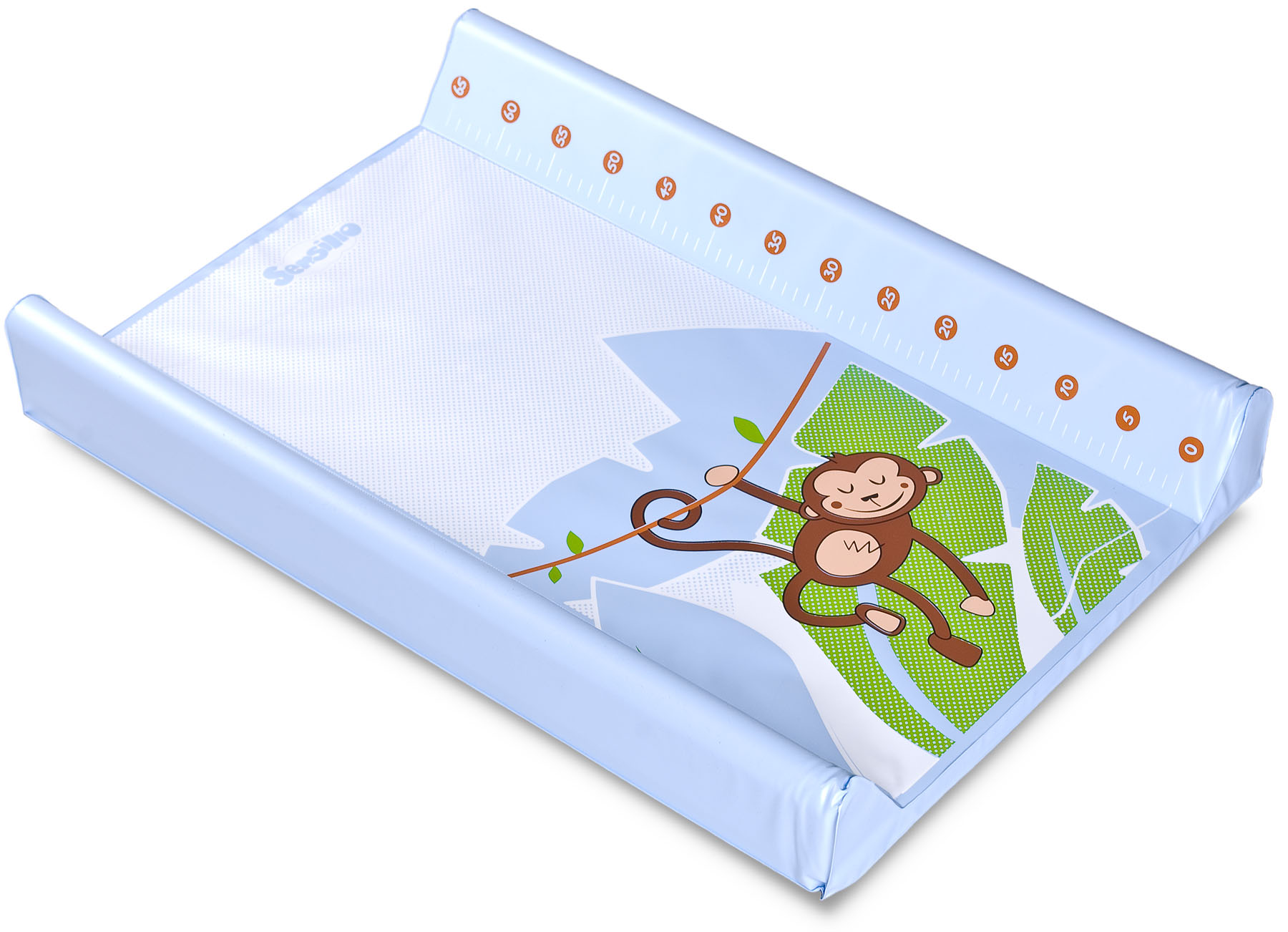 Tropical Changing Pad – monkey blue