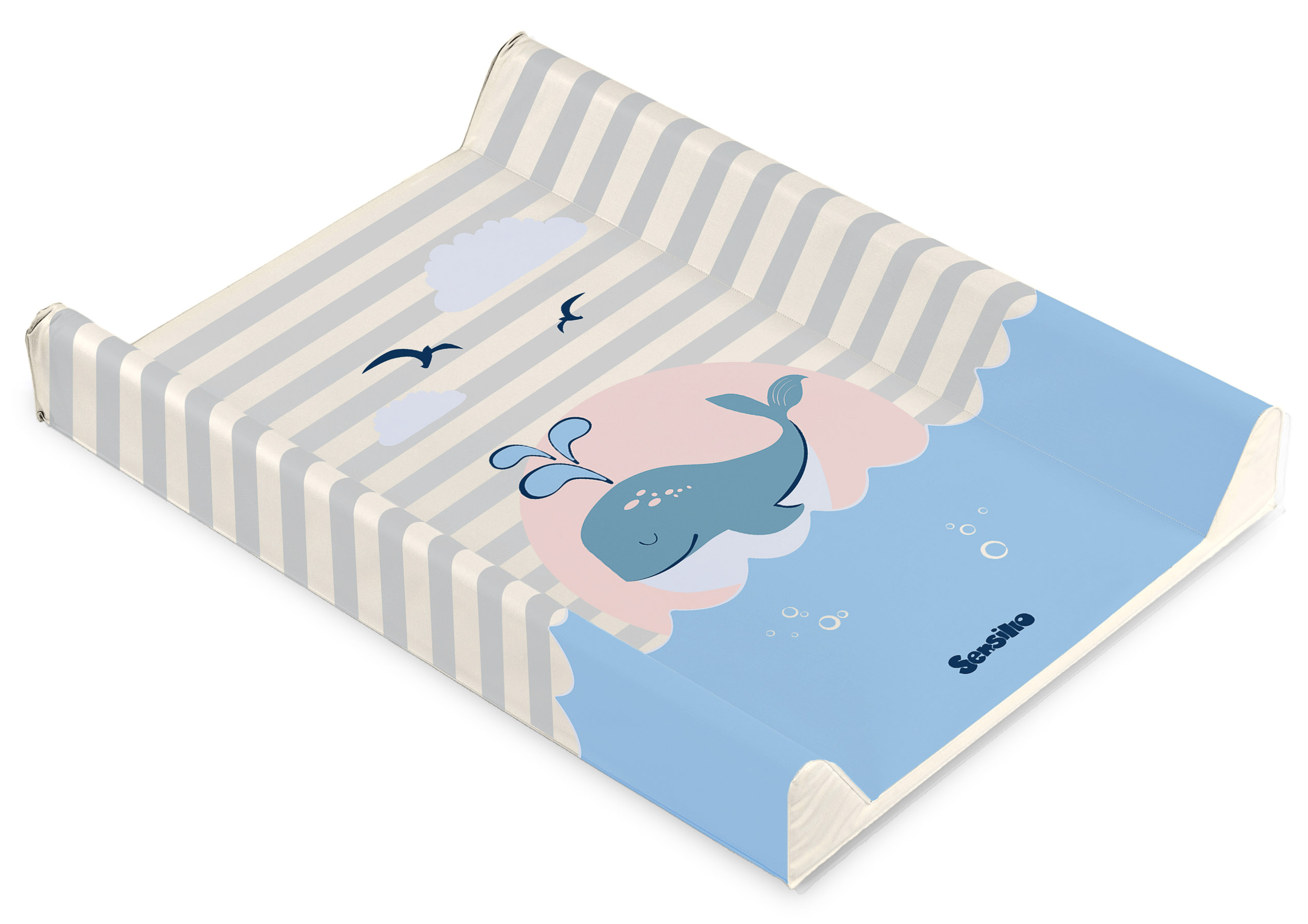 Lovely Friends Changing Pad – whale beige