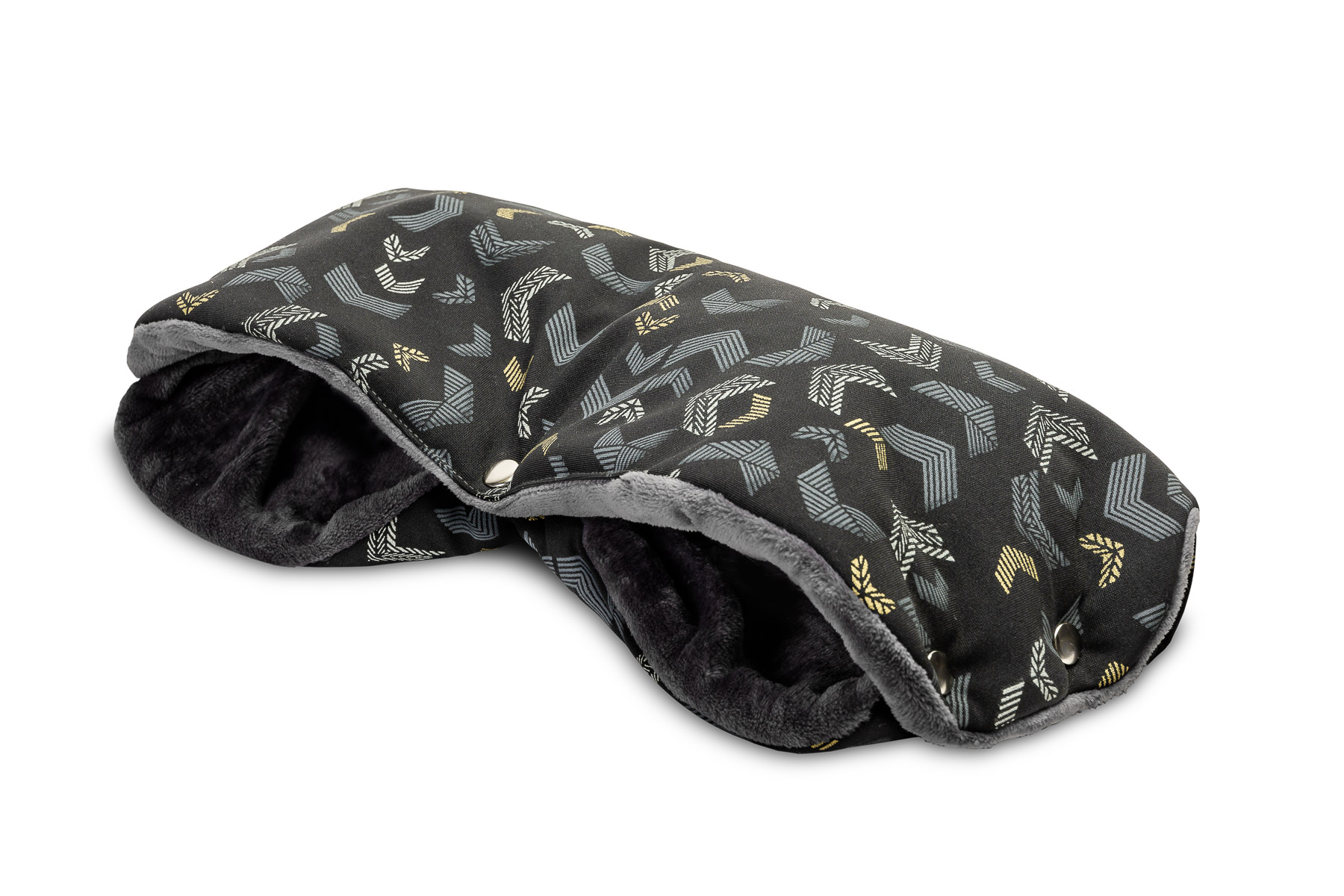 Pushchair Muff – patterns black