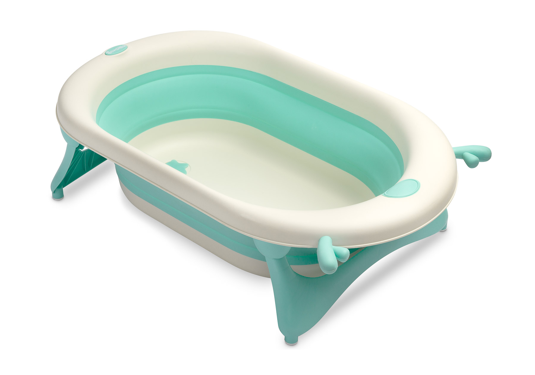 Foldable travel bath tub – green