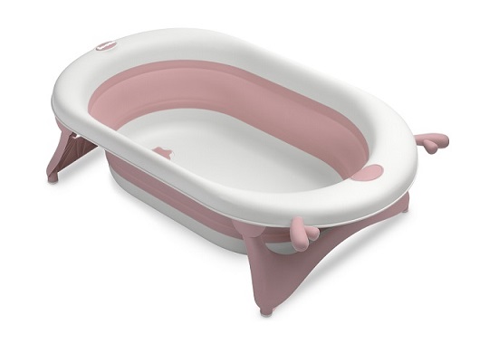 Foldable travel bath tub – Powder Pink