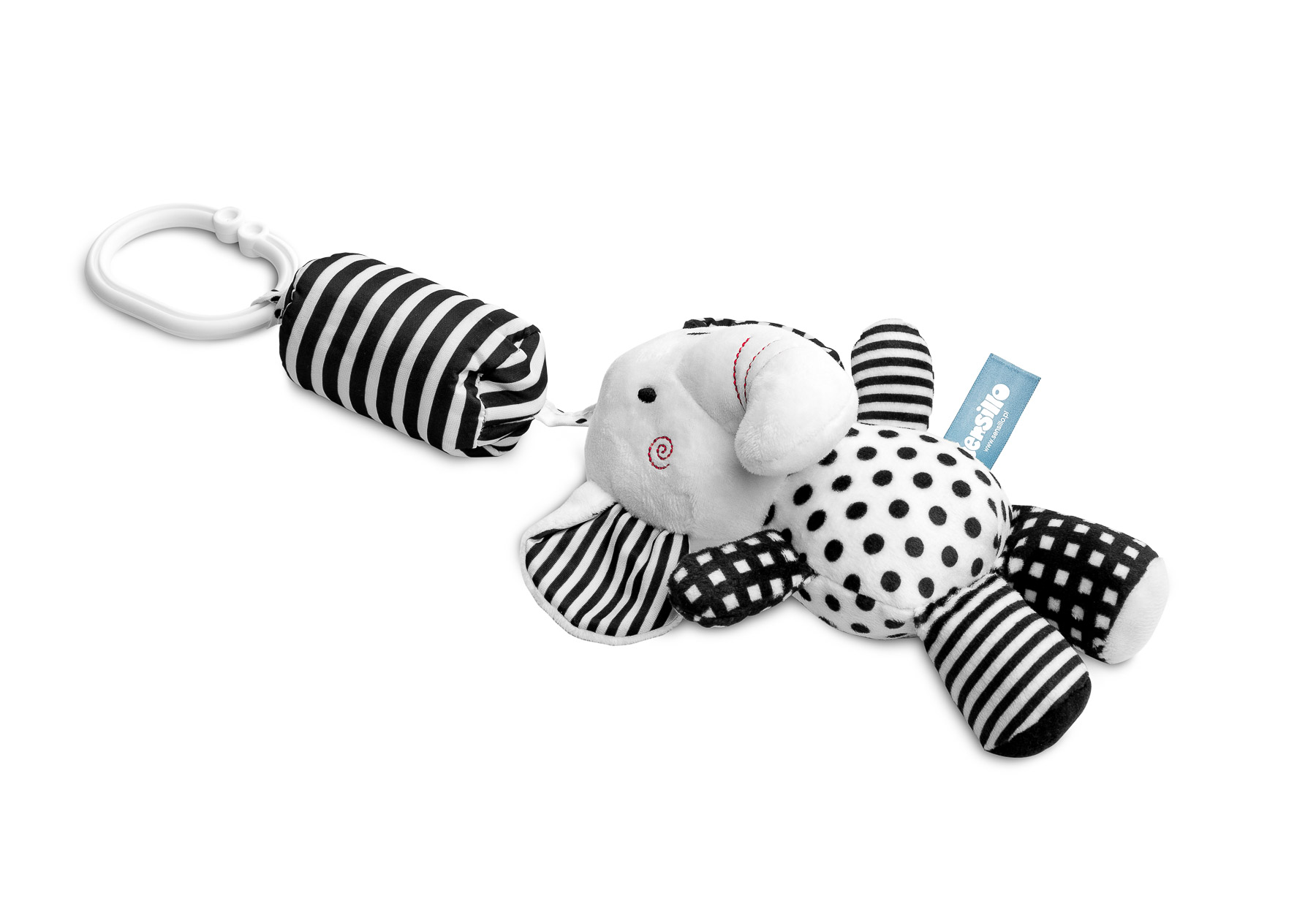 Black&White hanging toy – elephant