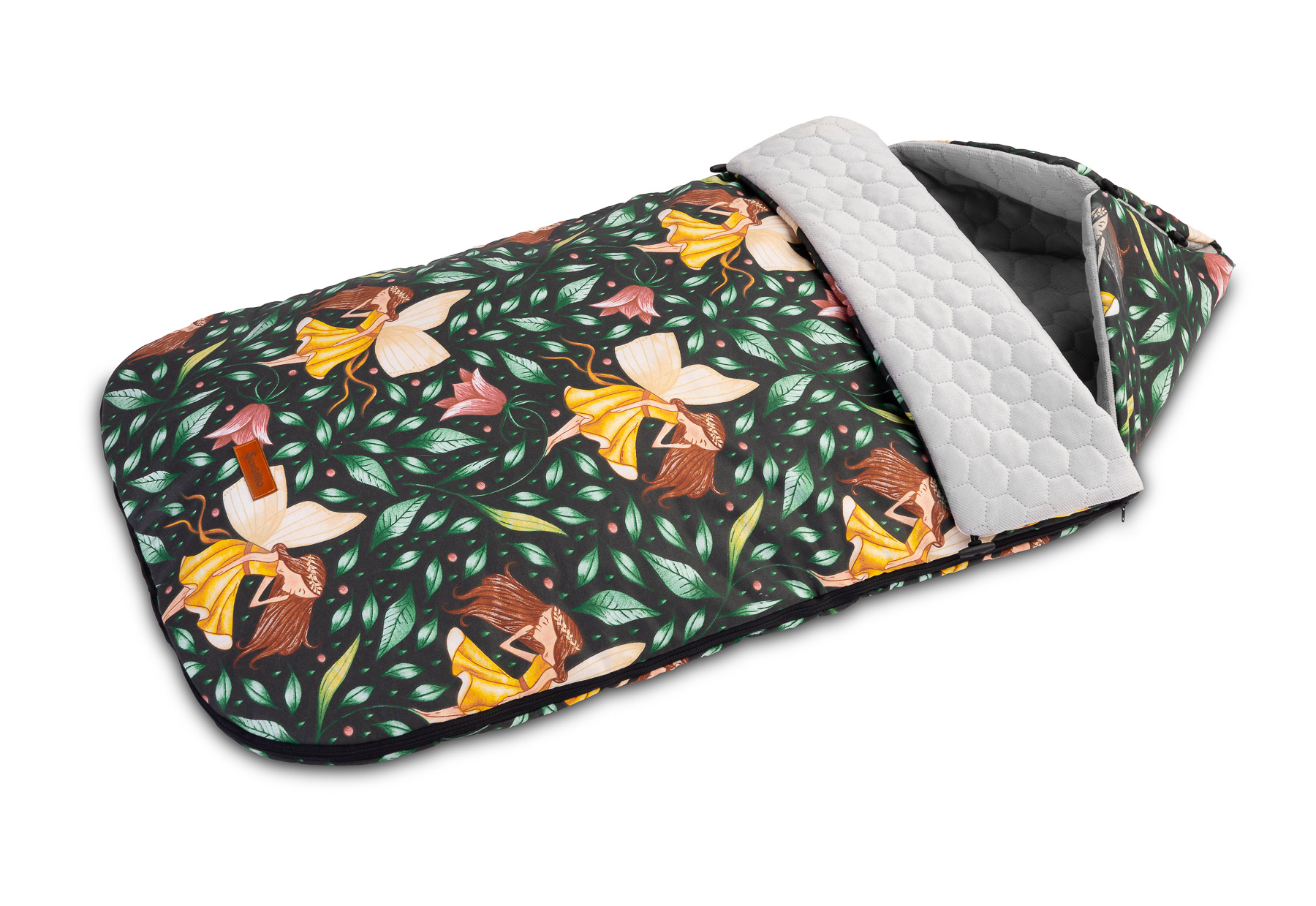 Velvet Sleeping Bag – green fairies