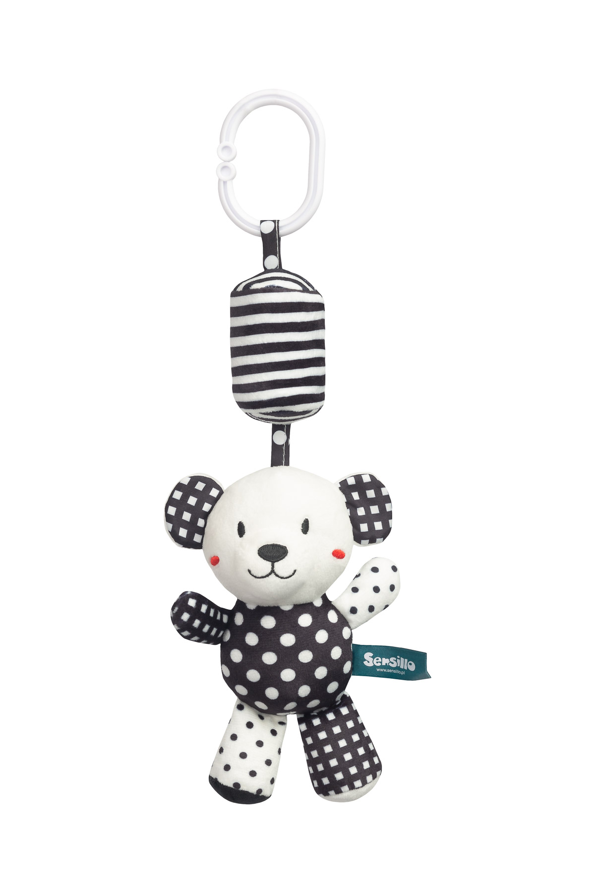 BLACK&WHITE STROLLER PENDANT BEAR