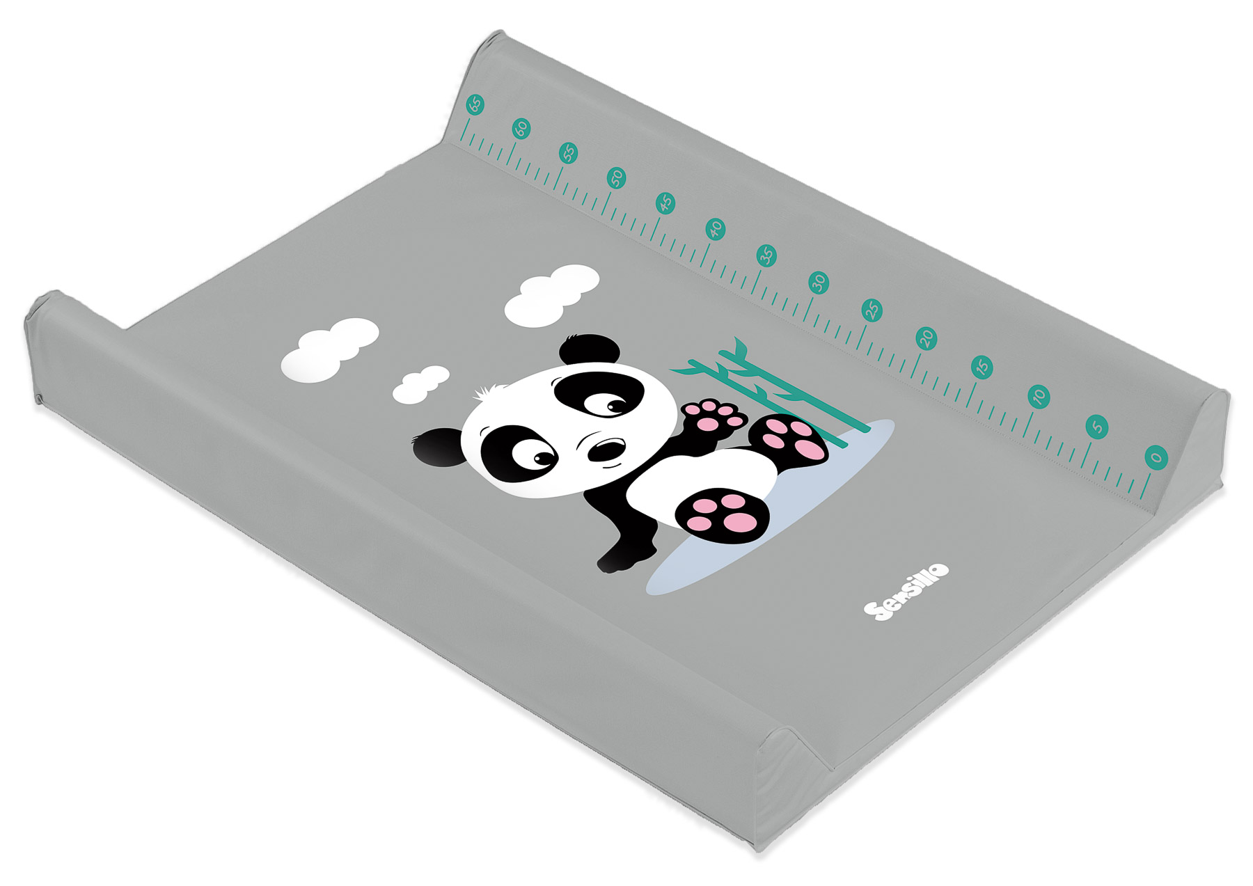 Soft changing pad – Africa Panda Grey