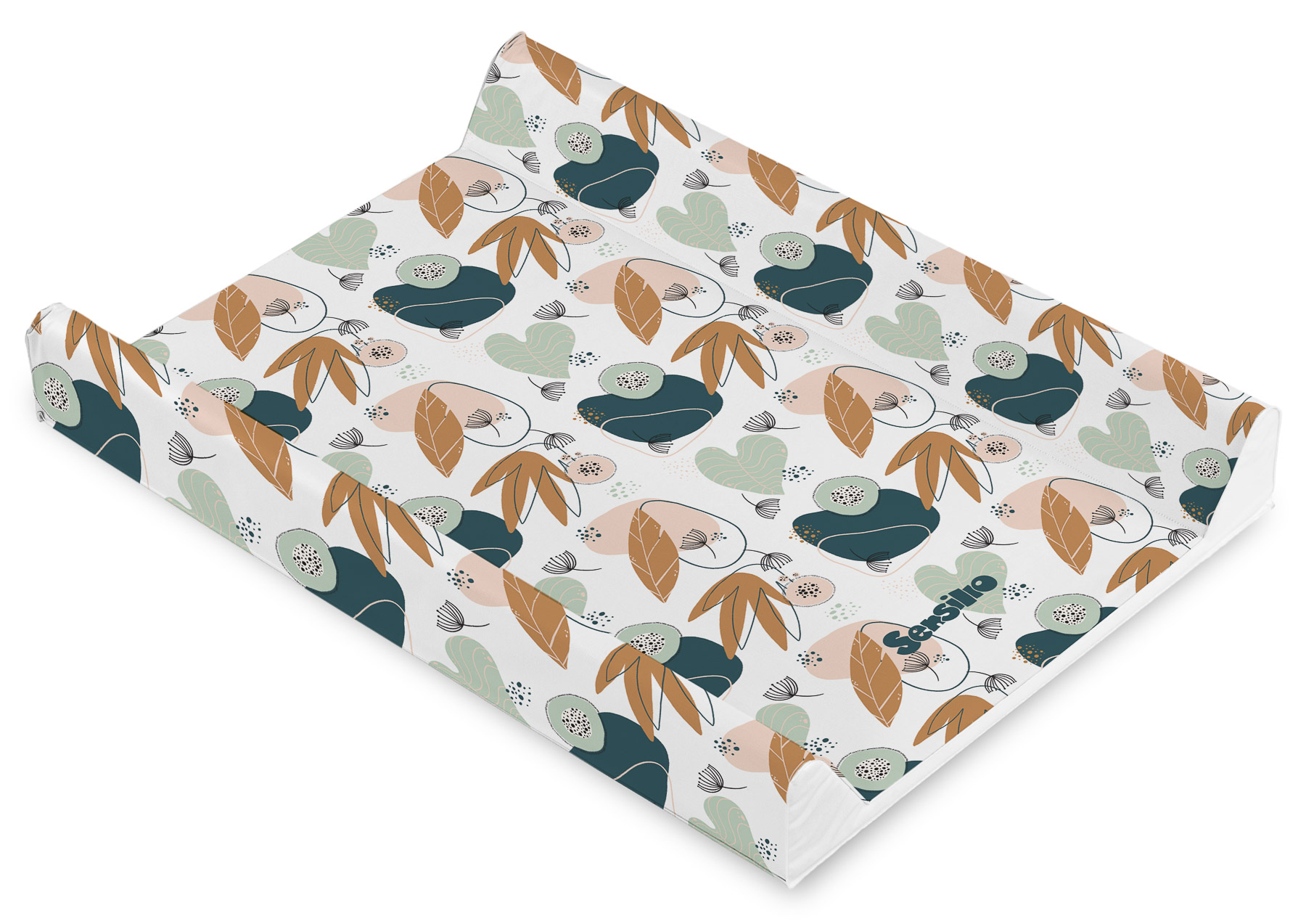 Soft changing pad – Garden Leaves