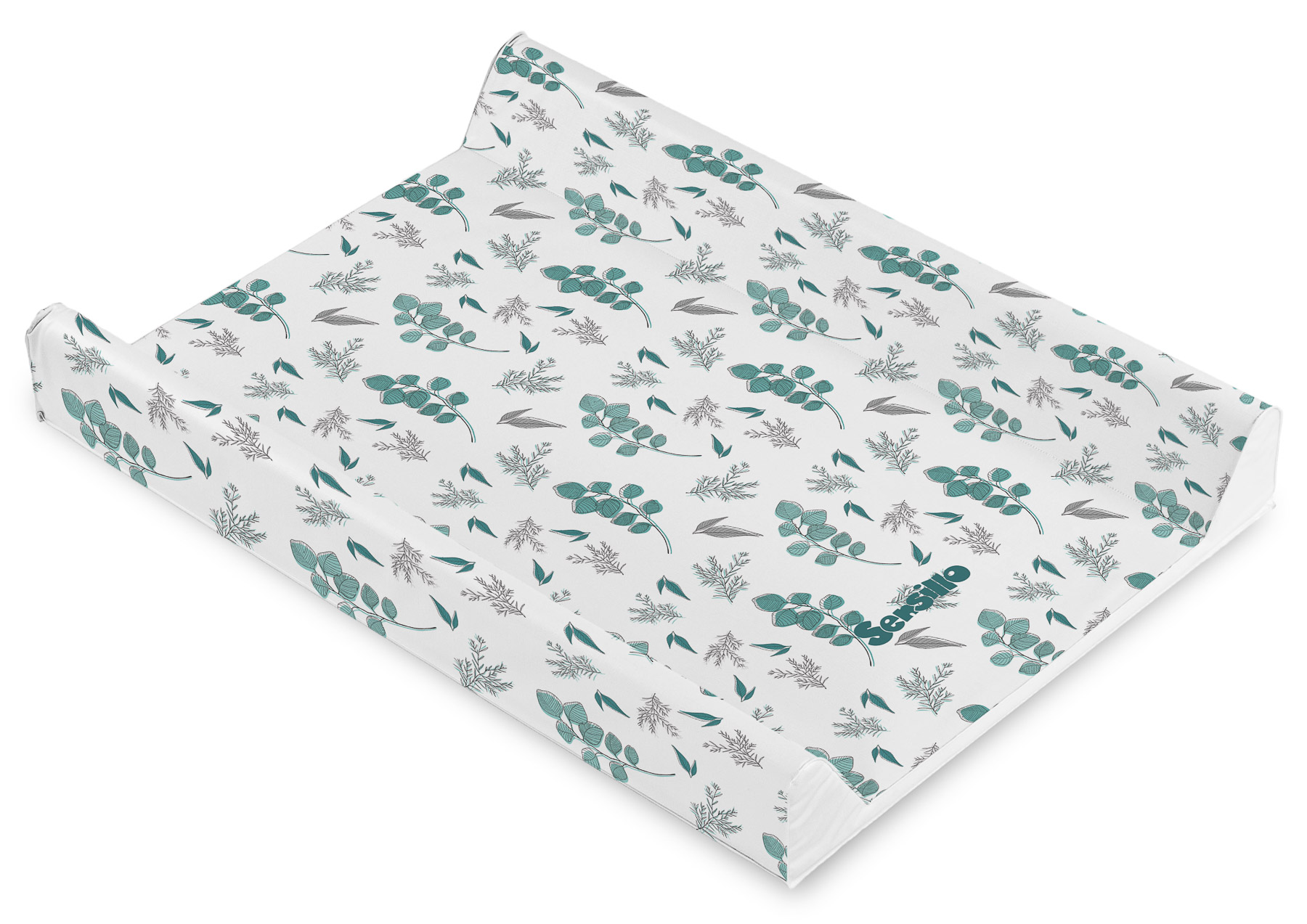 Soft changing pad – Flowers Eucaliptus