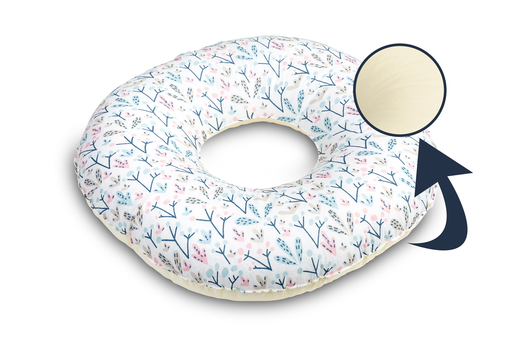 Postnatal Pillow – Snowball tree beige