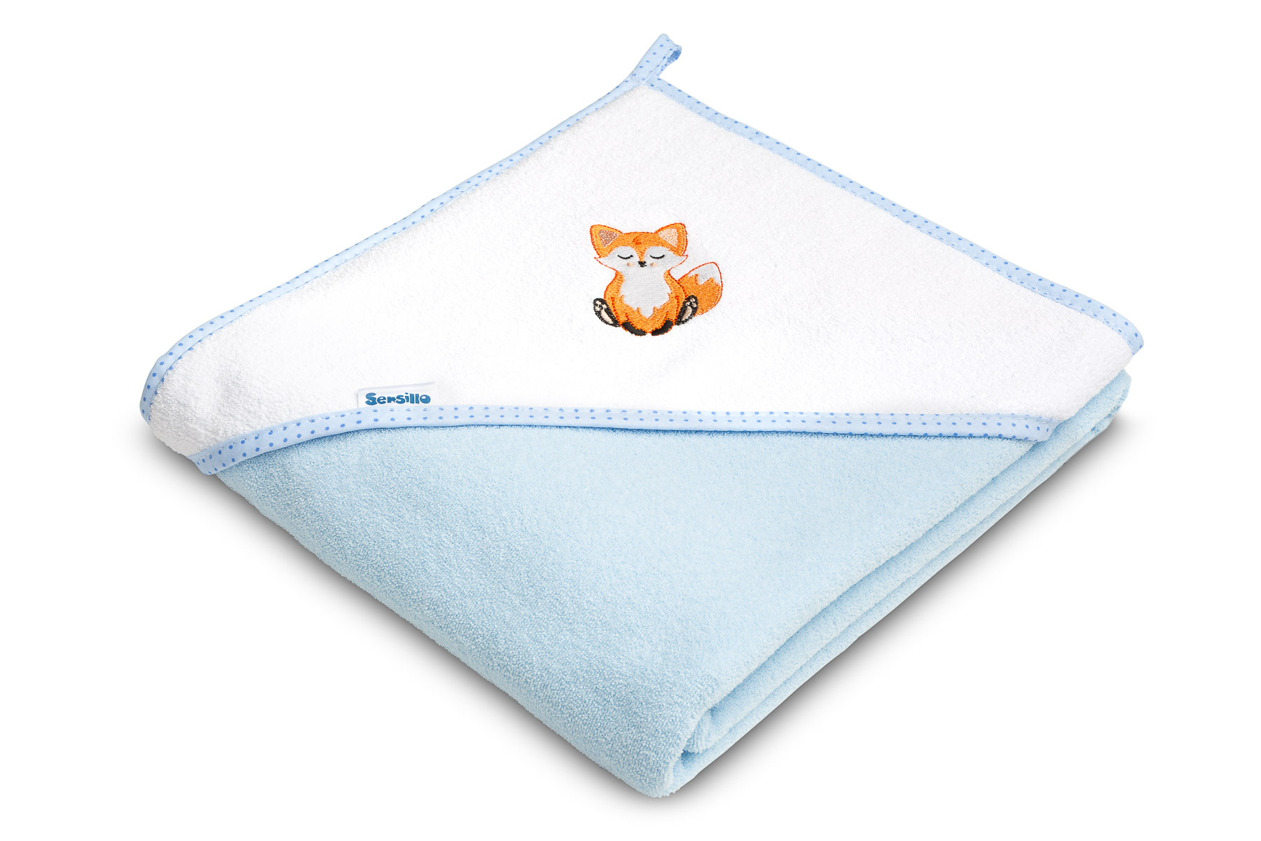 Soft bath towel frotte 100×100 – Fox blue