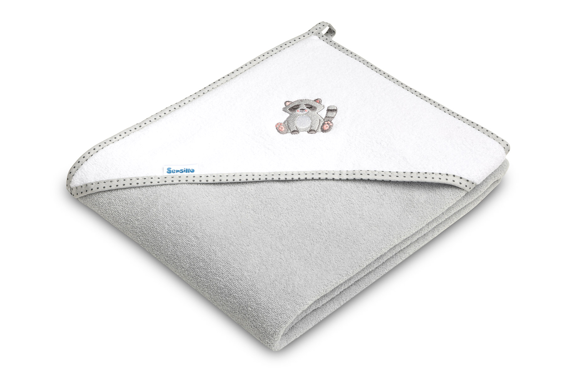 Soft bath towel frotte 100×100 – Raccoon grey