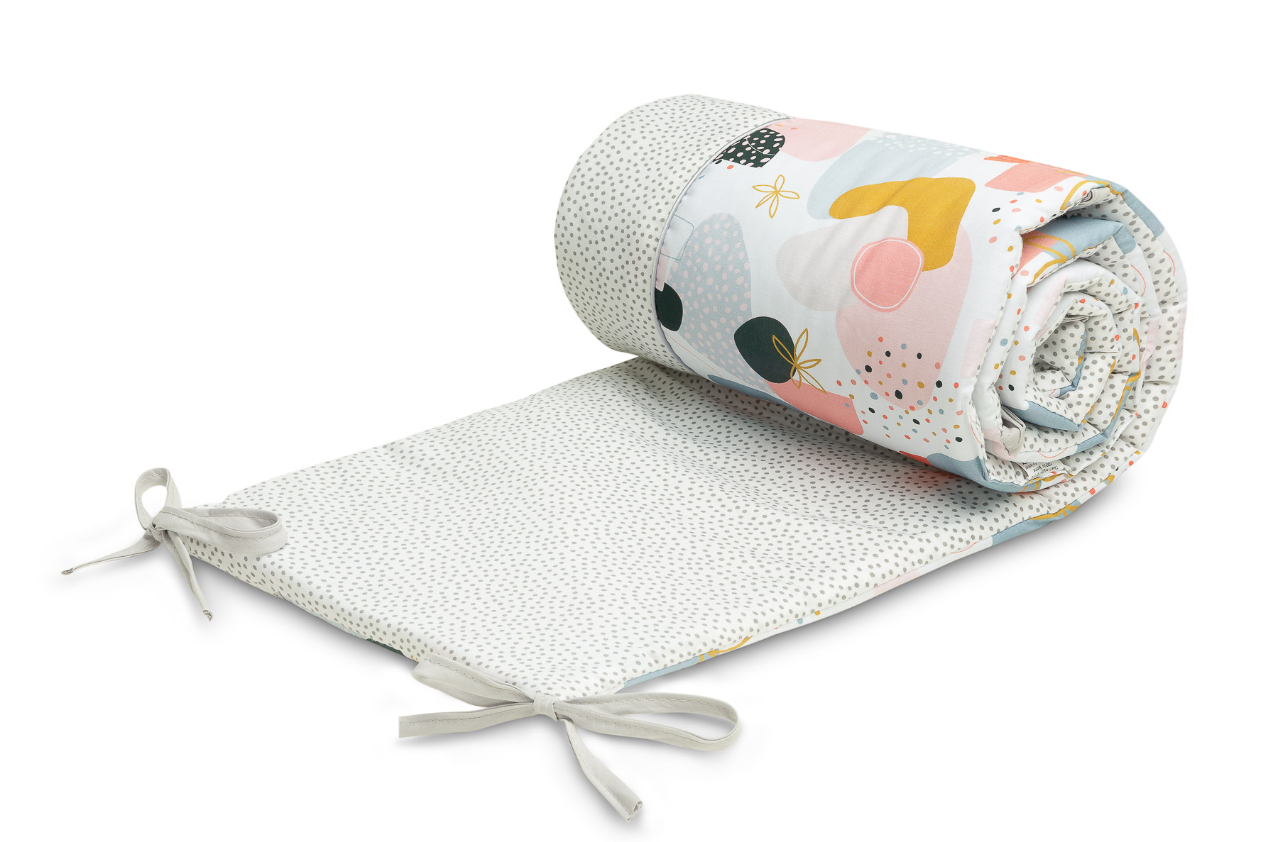 Cotton Crib bumper – Abstracion dots