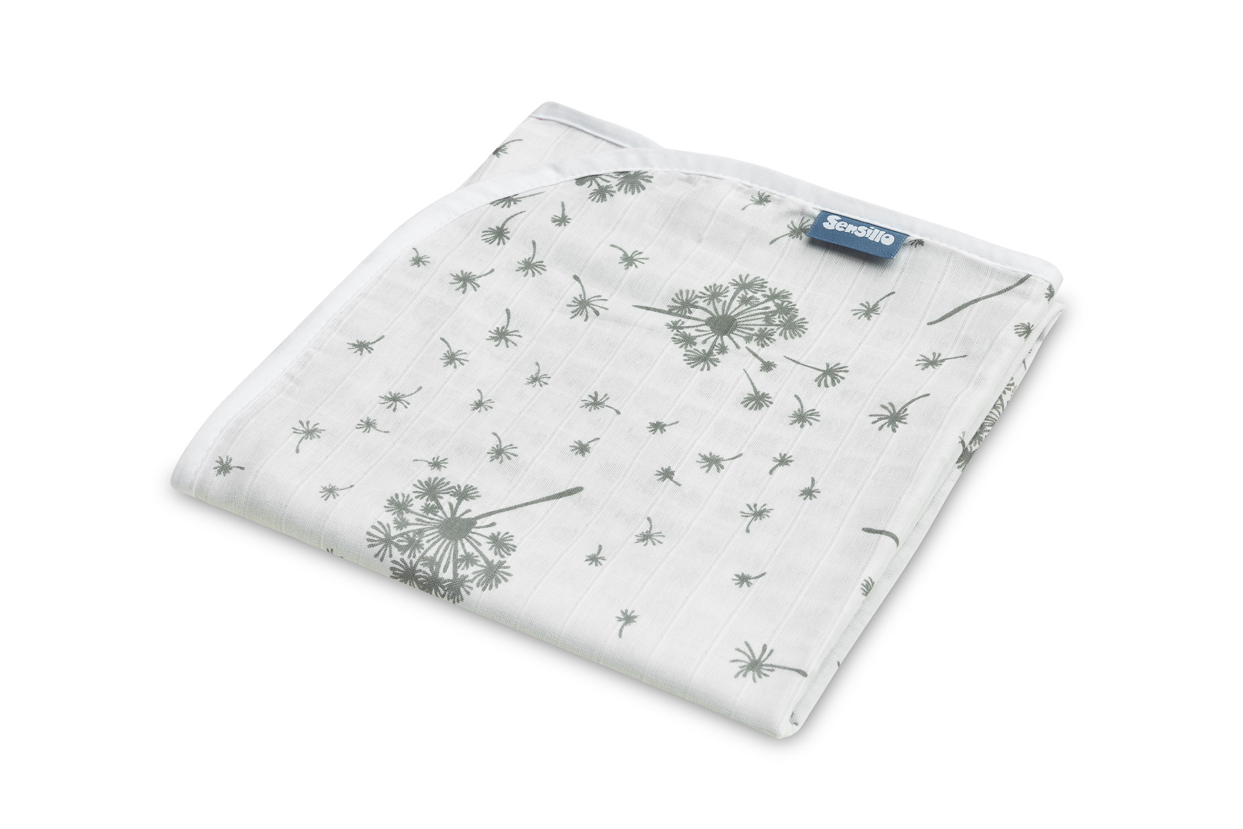 Muslin Blanket – DANDELIONS/ASH 80x100cm