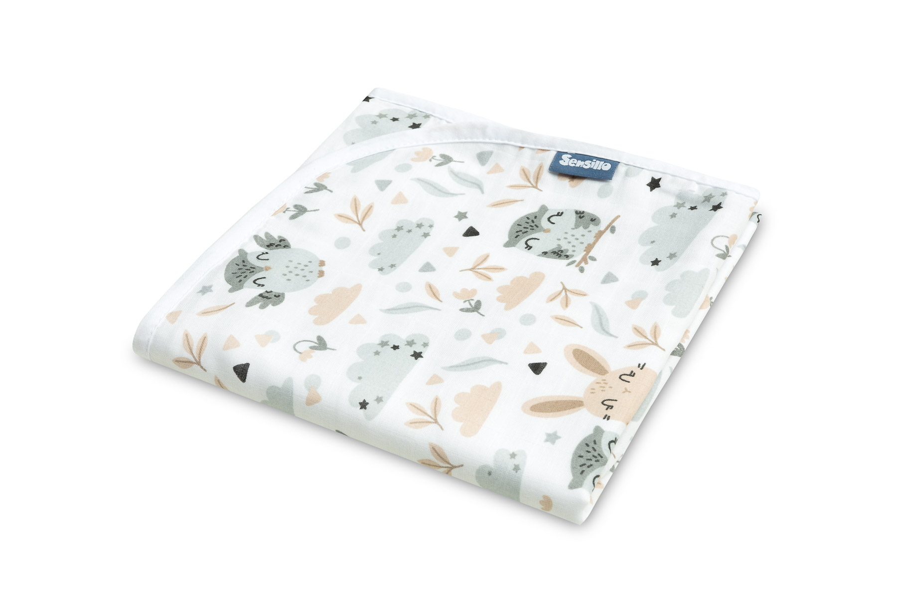 Muslin Blanket – CLEARING/WHITE 80x100cm