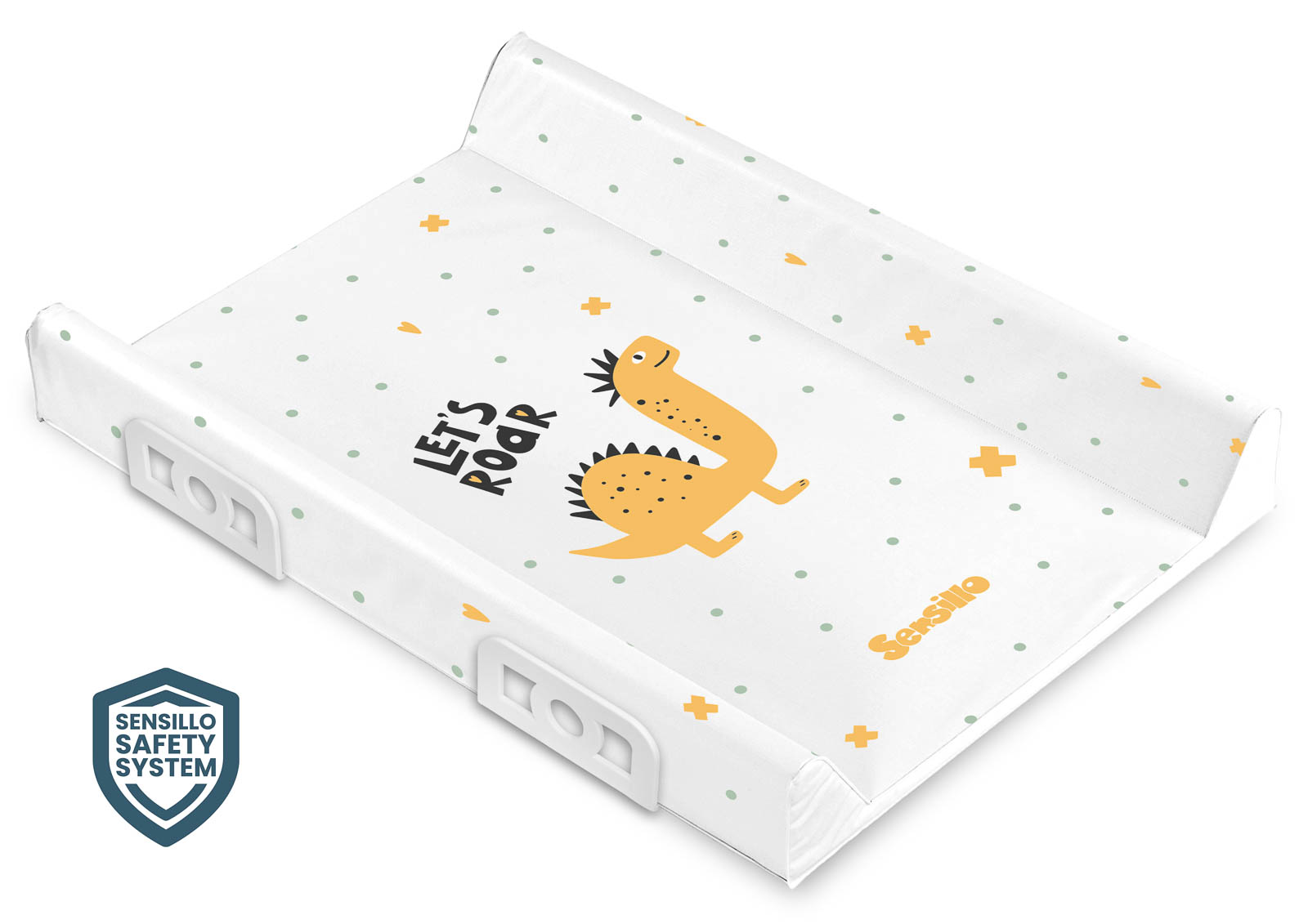 Changing Pad SAFETY SYSTEM DINO – YELLOW