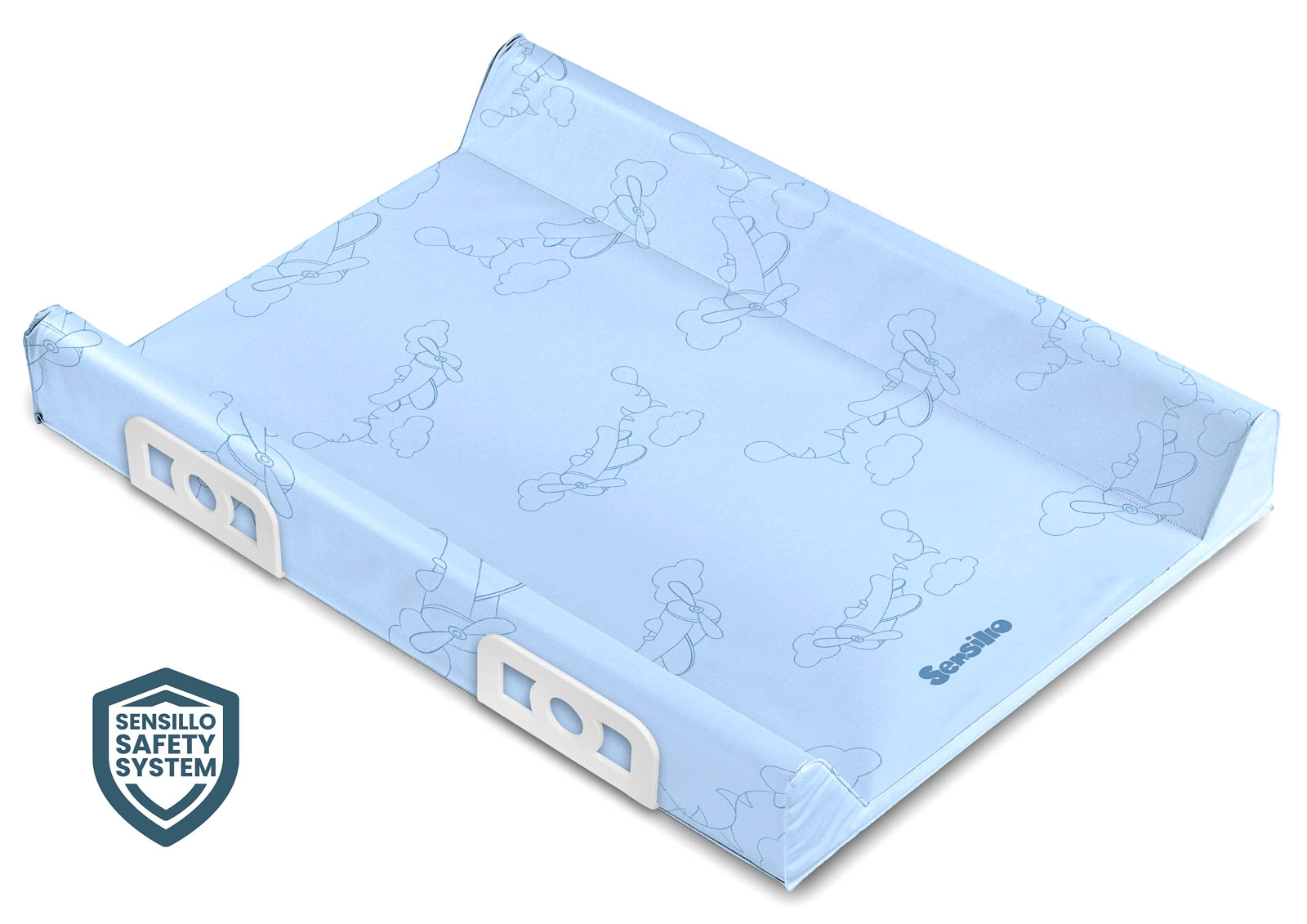 Changing Pad SAFETY SYSTEM TRAVEL AEROPLANE – BLUE