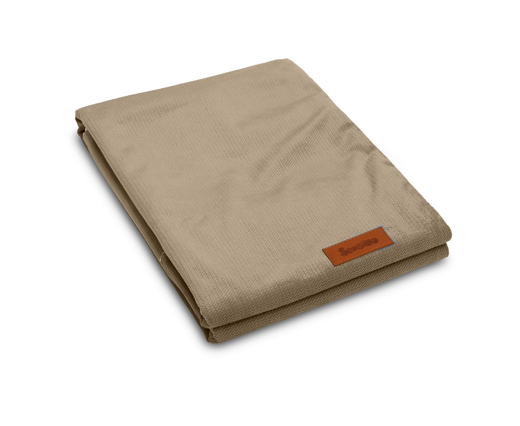 Velvet blanket Beige 75×100