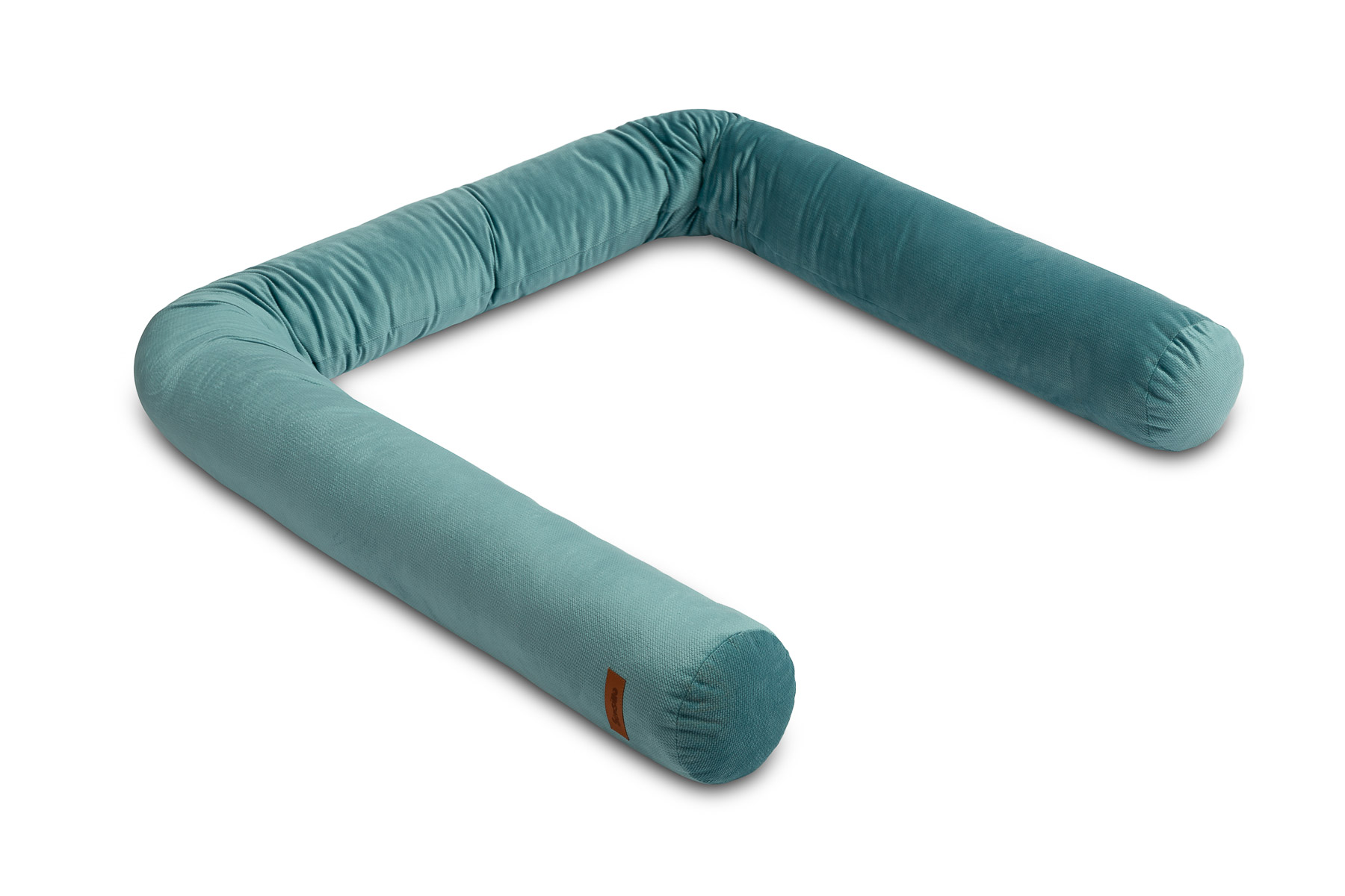 Crib roller bumper Velvet – Emerald