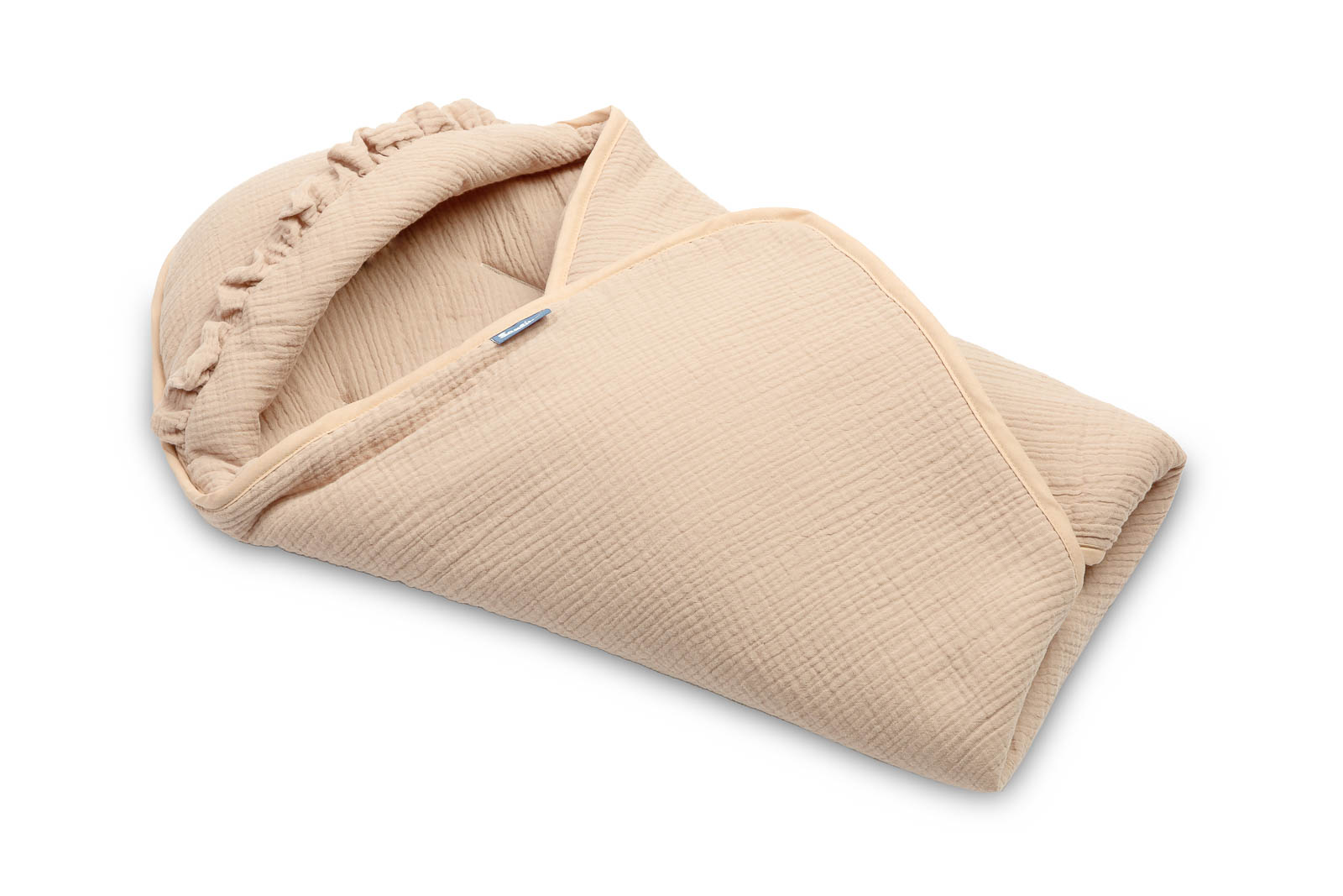Carry-cot swaddle blanket muslin- Beige
