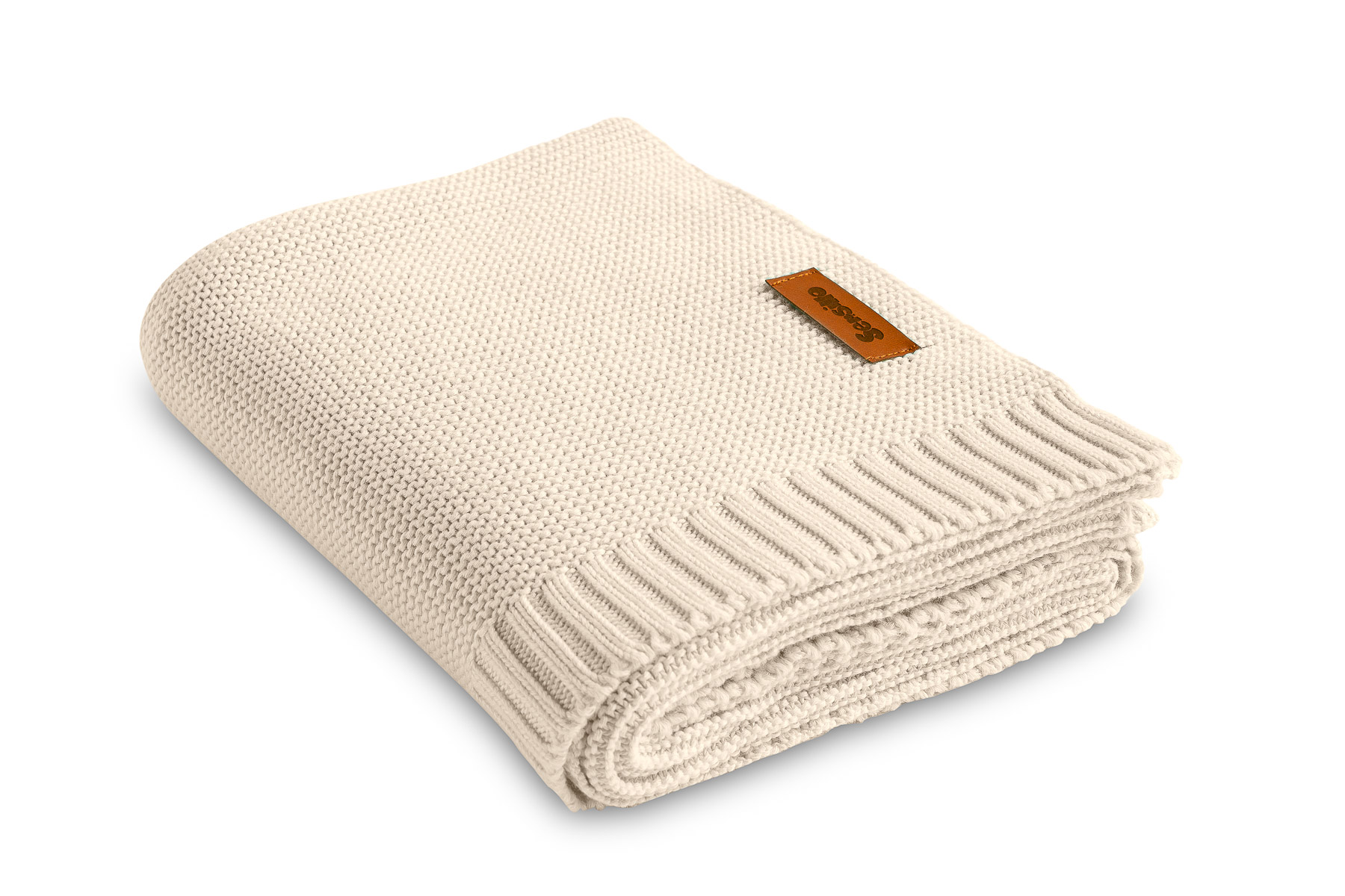 Bamboo and cotton blanket – Cappucino