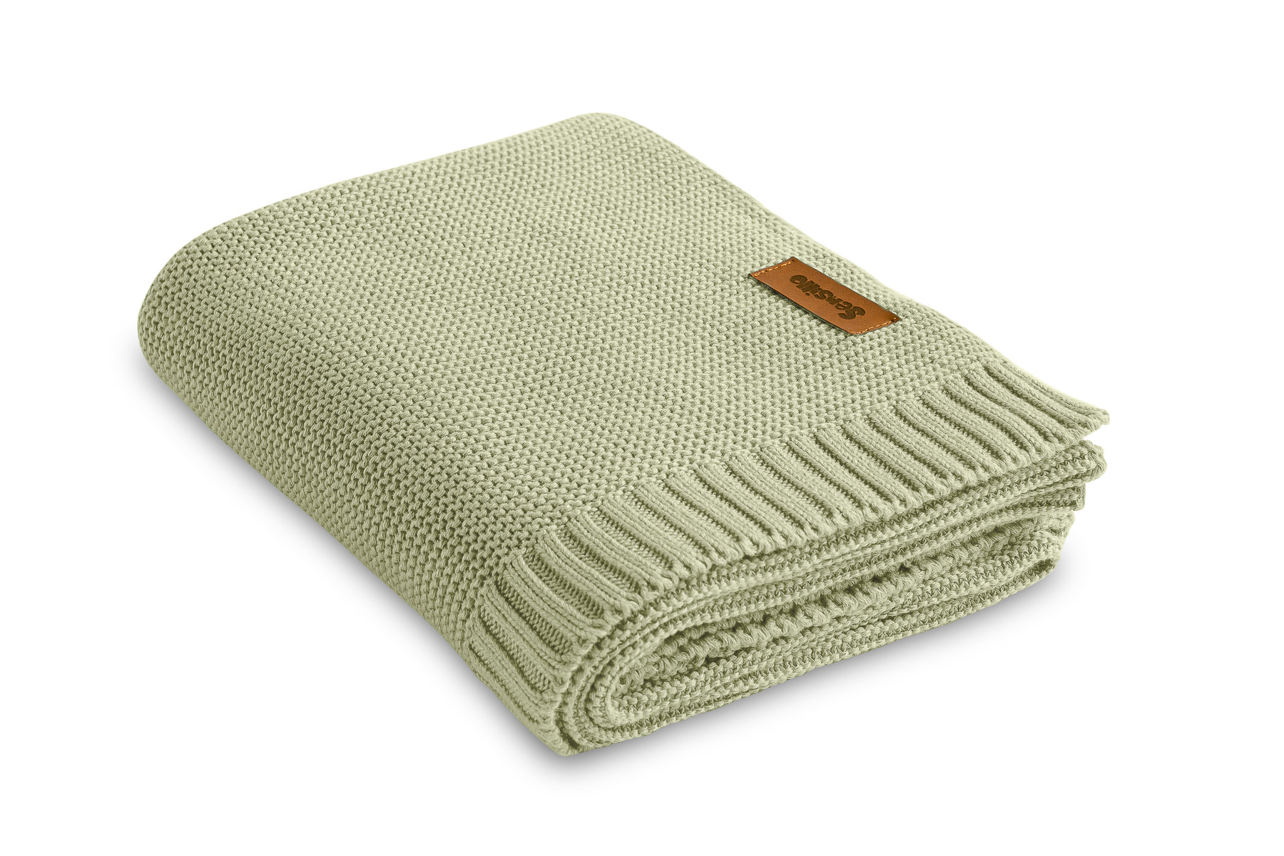 Bamboo and cotton blanket – Olive