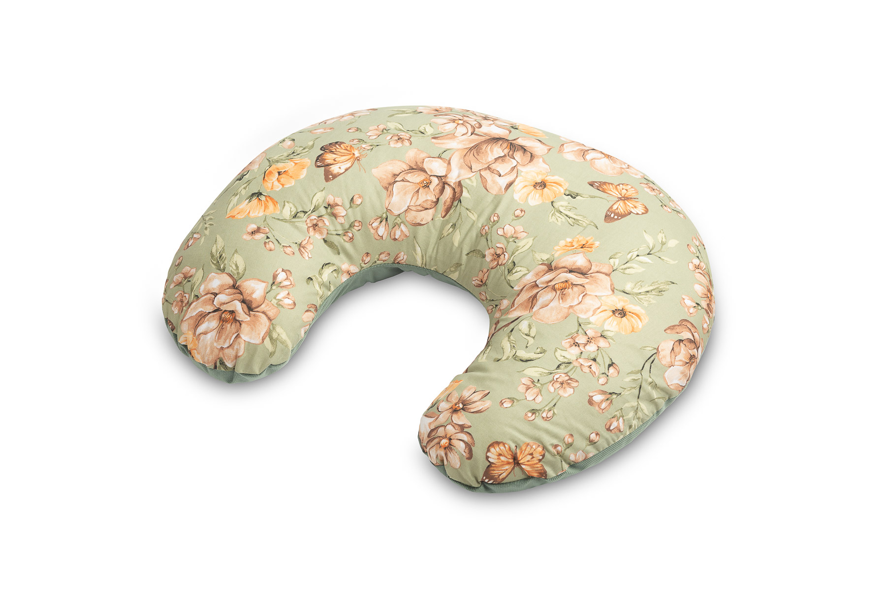 Pillow for feeding Velvet – Square Green