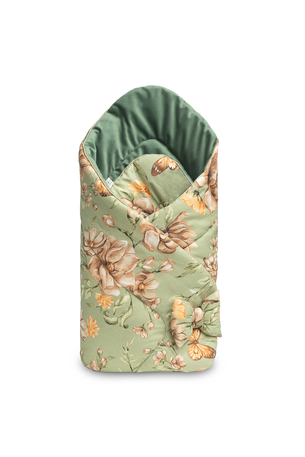 Velvet Baby Nest Cone Wrap – SQUARE GREEN