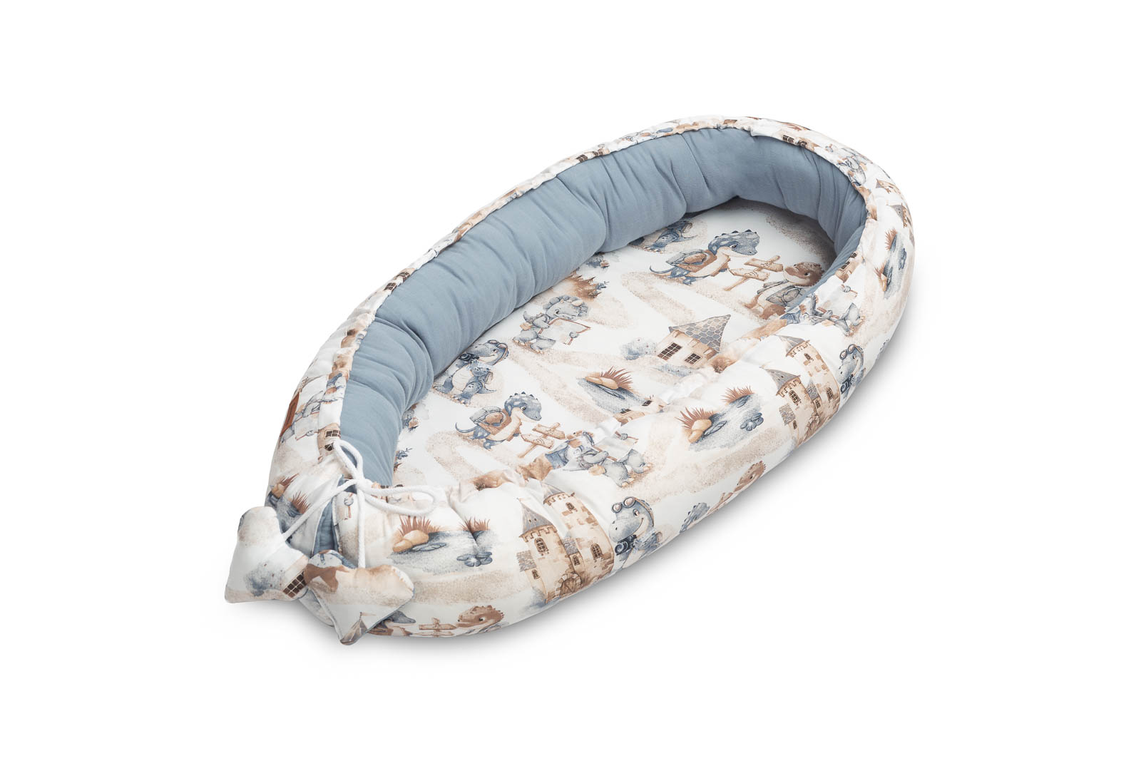 BABY NEST MUSLIN – DRAGONS JEANS 80×45