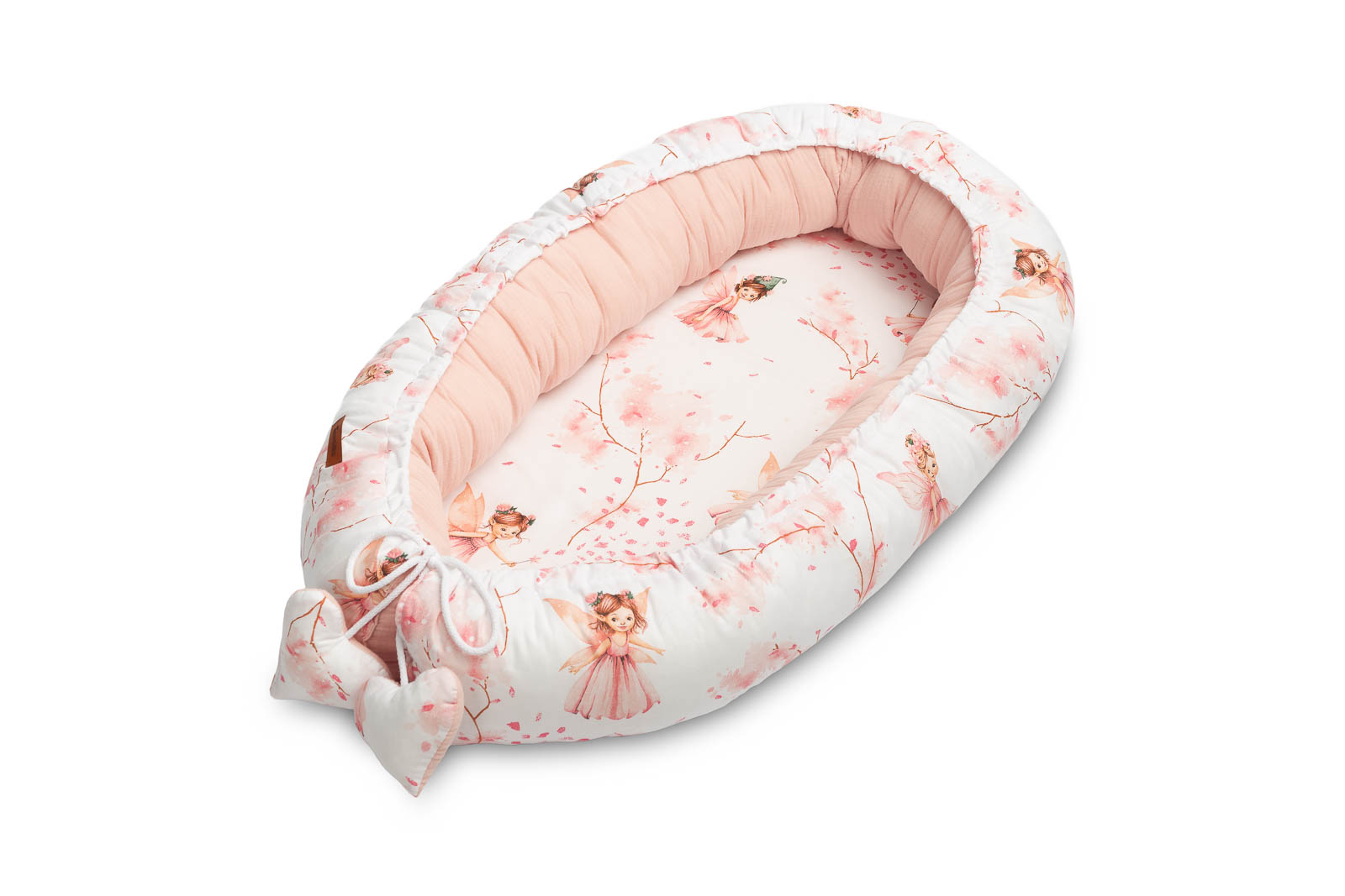 BABY NEST MUSLIN – FAIRY PINK 80×45