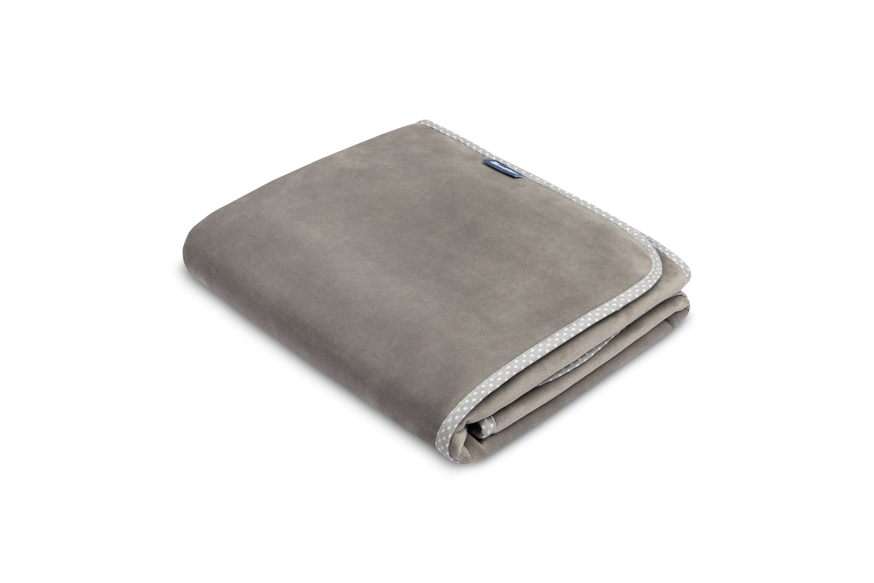 GREY PLUSH BLANKET 80×100