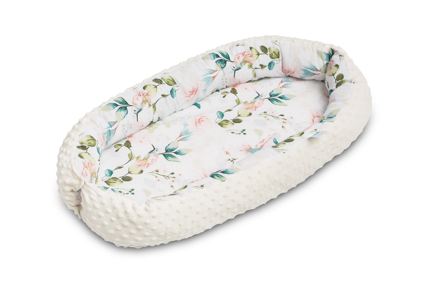 COCOON MINKY ECRU HUMMINGBIRD 70×30