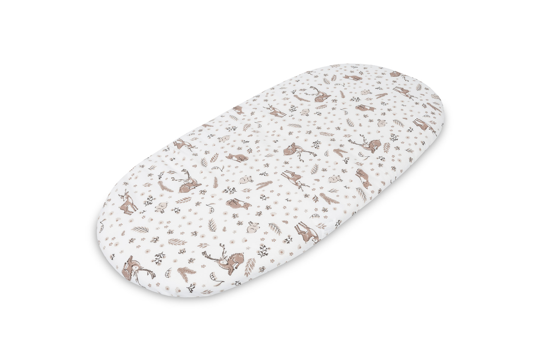 Prześcieradło Do Wózka Bawełna Forest Beige 35×75